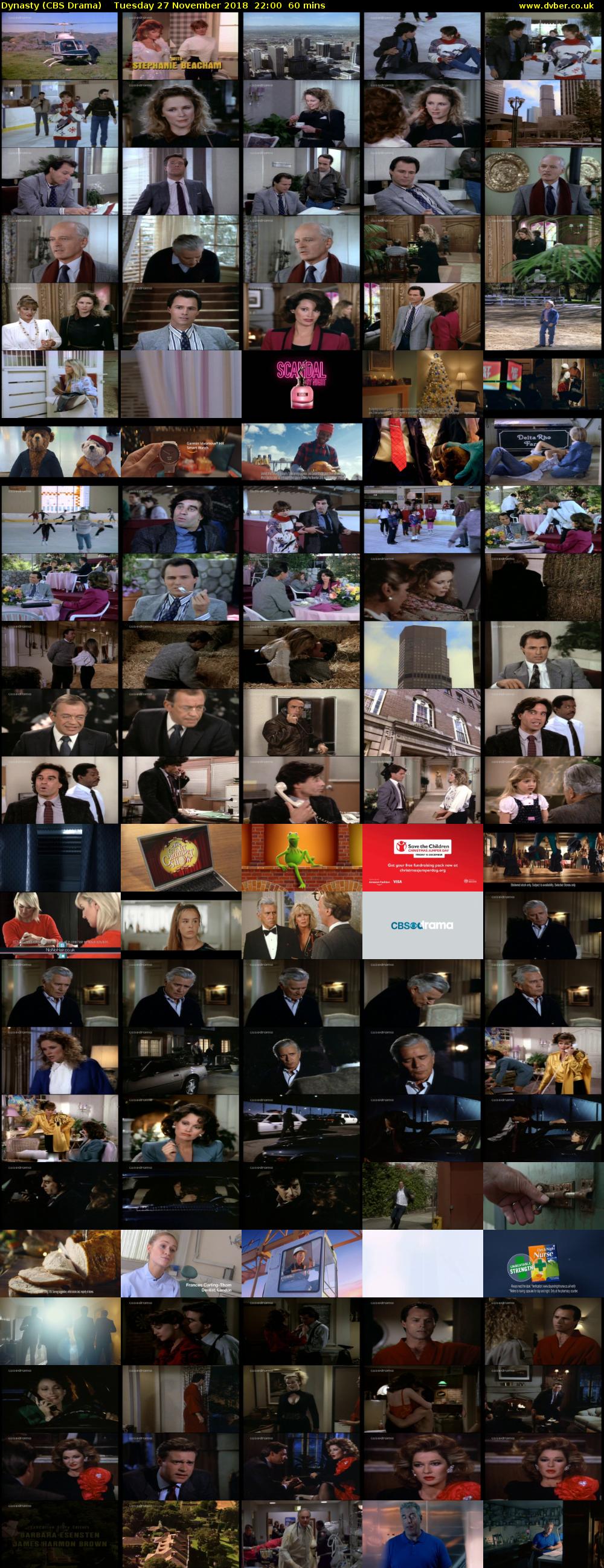 Dynasty (CBS Drama) Tuesday 27 November 2018 22:00 - 23:00