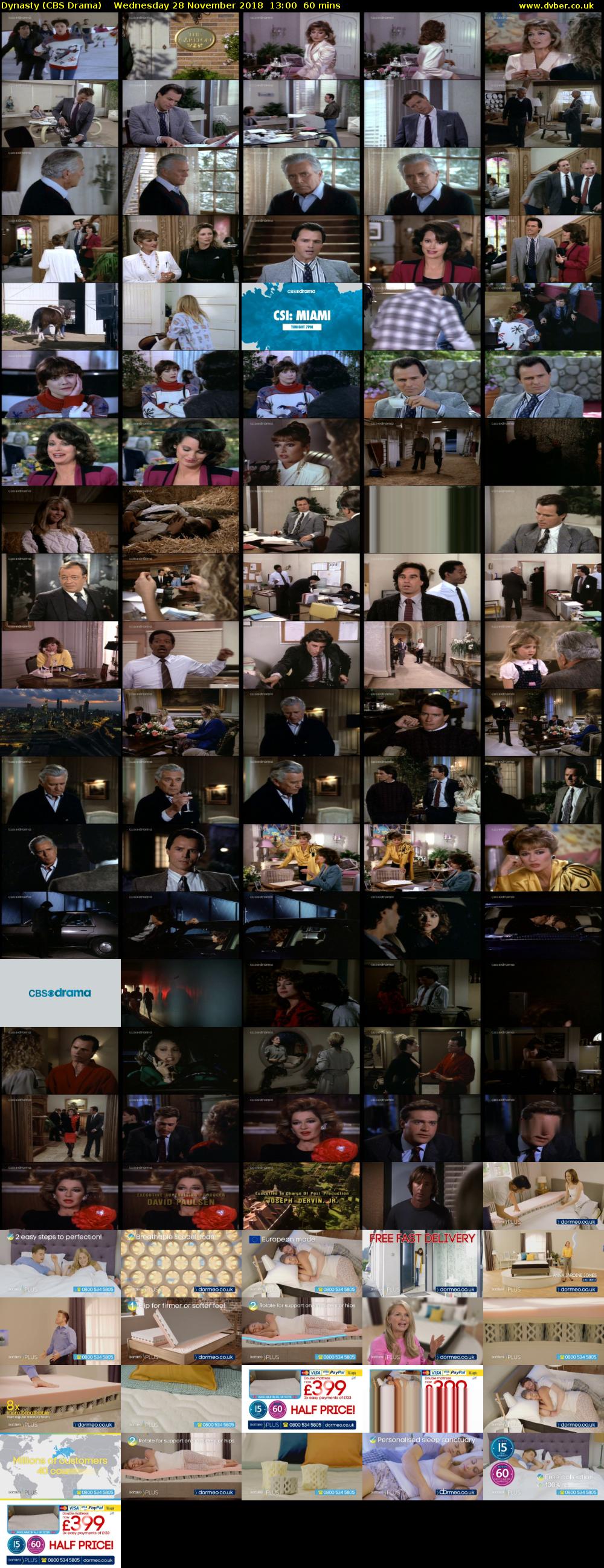 Dynasty (CBS Drama) Wednesday 28 November 2018 13:00 - 14:00