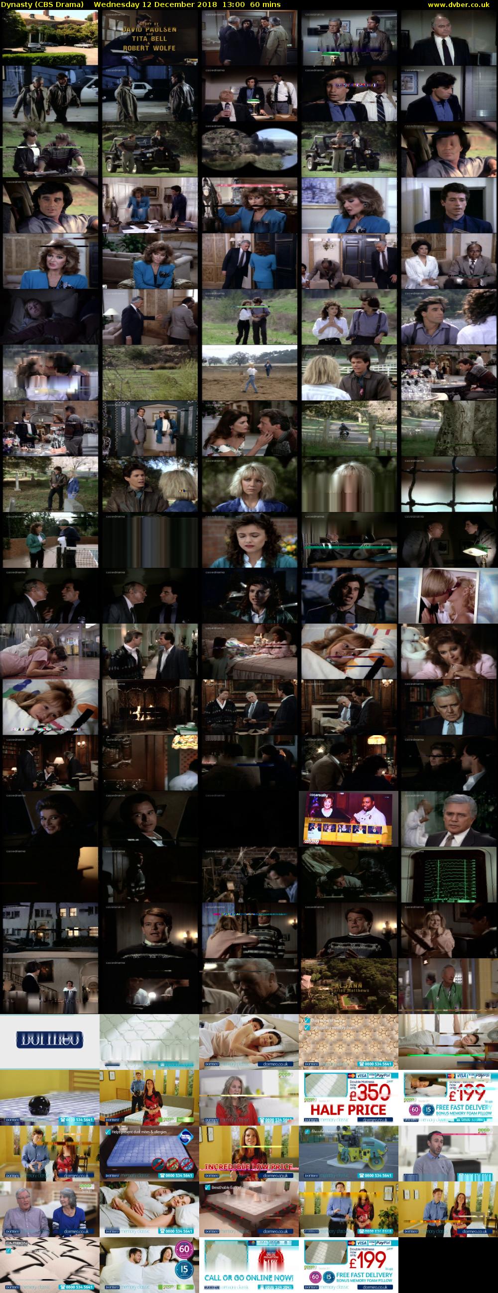 Dynasty (CBS Drama) Wednesday 12 December 2018 13:00 - 14:00