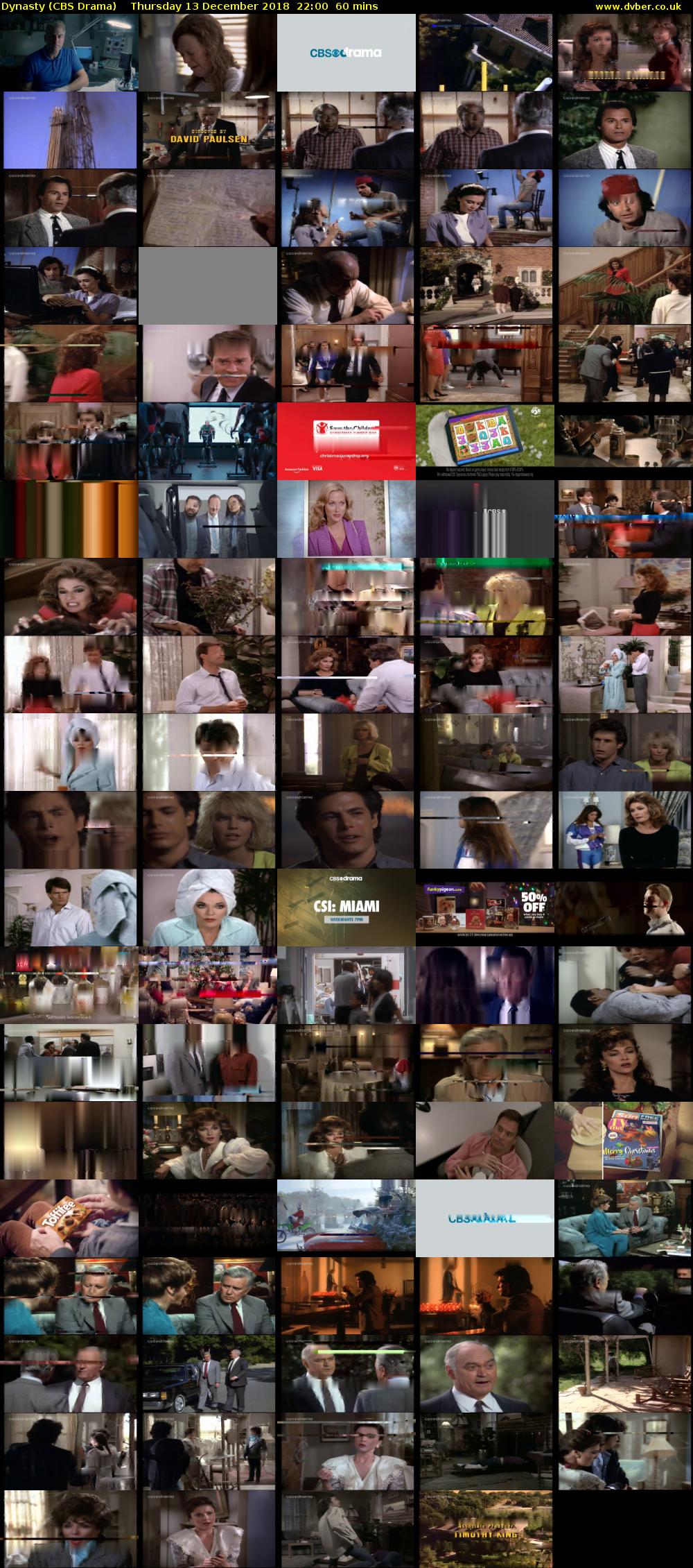 Dynasty (CBS Drama) Thursday 13 December 2018 22:00 - 23:00