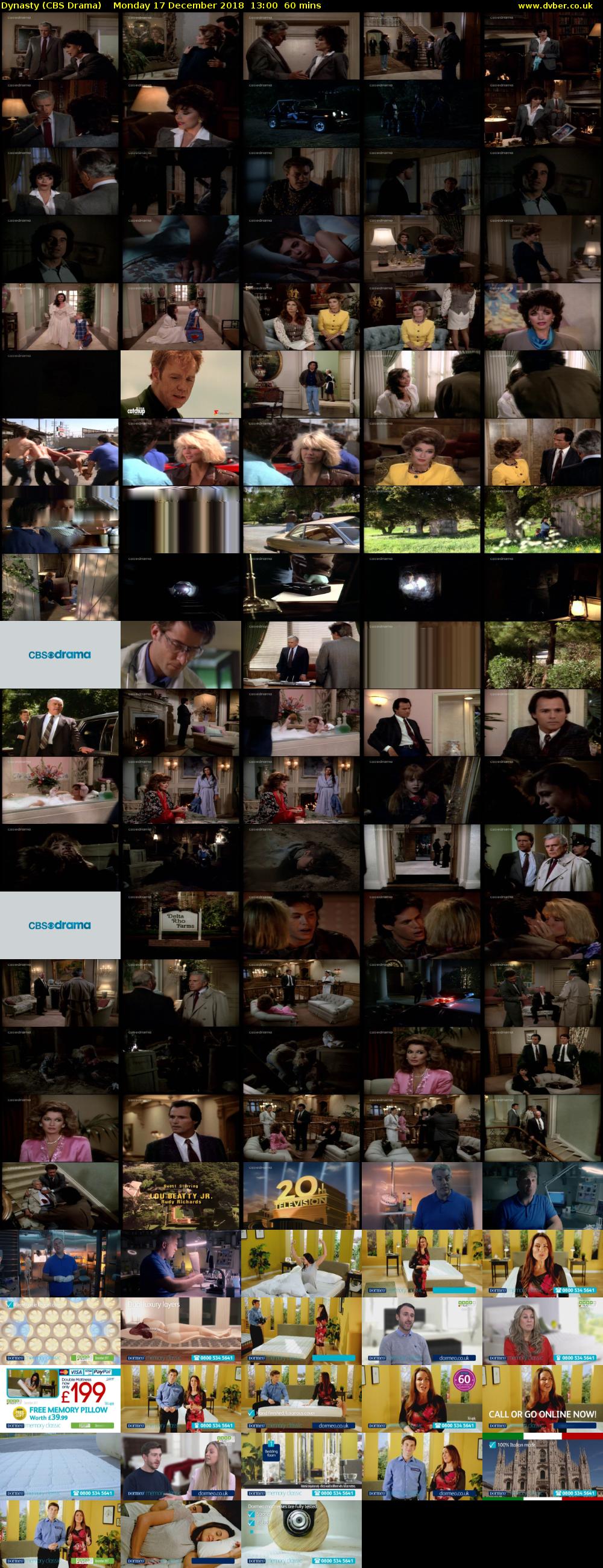 Dynasty (CBS Drama) Monday 17 December 2018 13:00 - 14:00