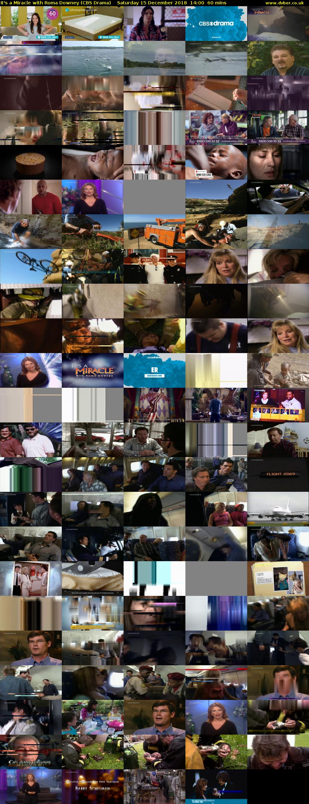 It's a Miracle with Roma Downey (CBS Drama) Saturday 15 December 2018 14:00 - 15:00