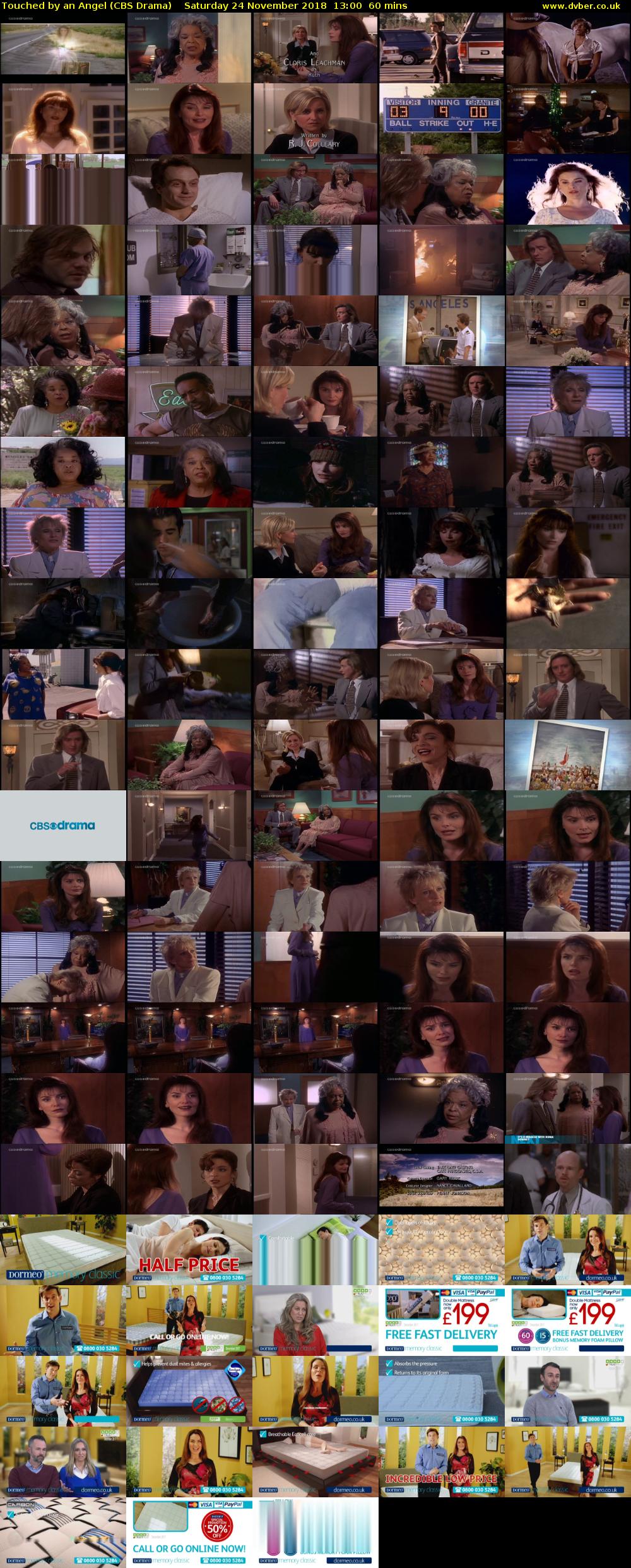 Touched by an Angel (CBS Drama) Saturday 24 November 2018 13:00 - 14:00