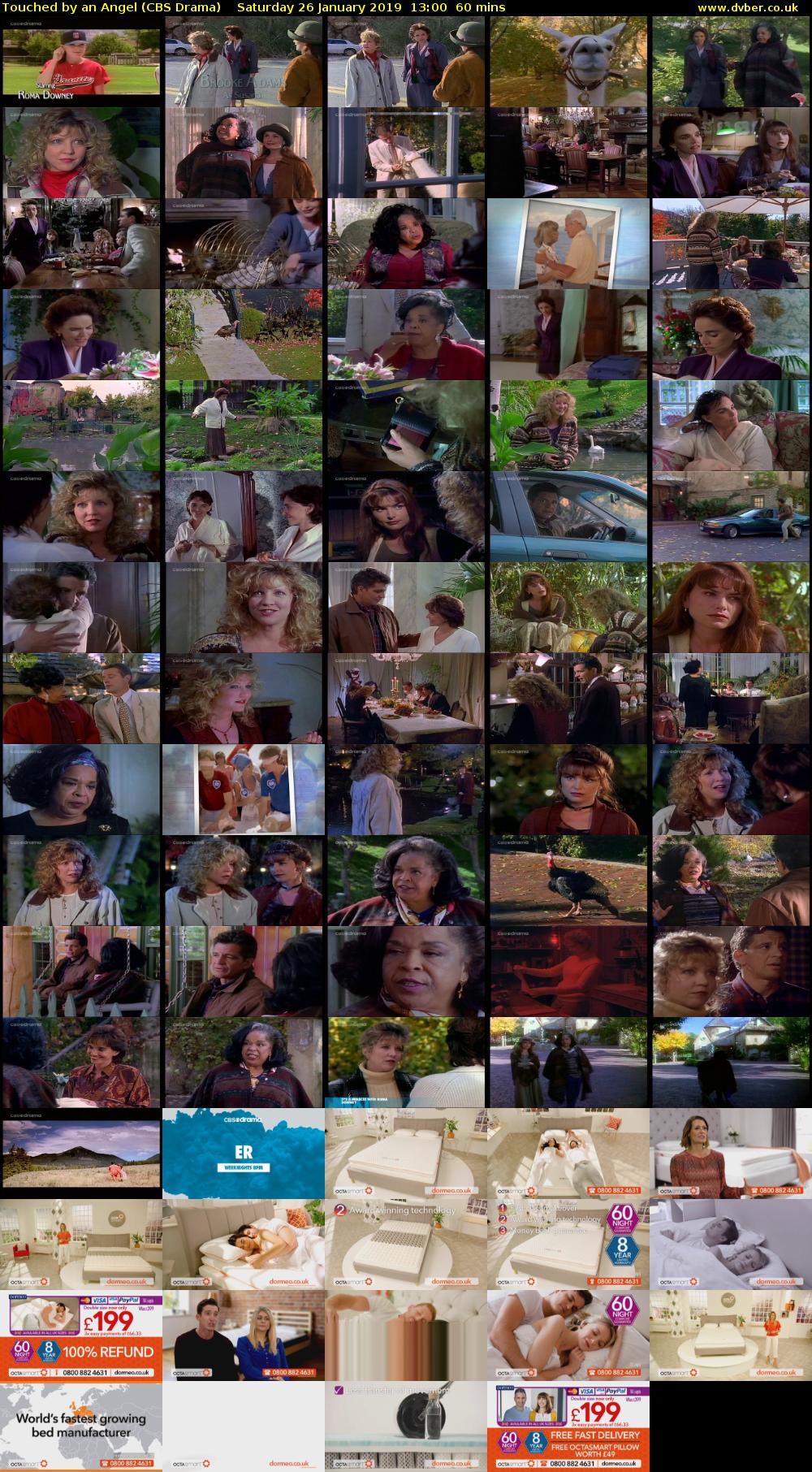 Touched by an Angel (CBS Drama) Saturday 26 January 2019 13:00 - 14:00