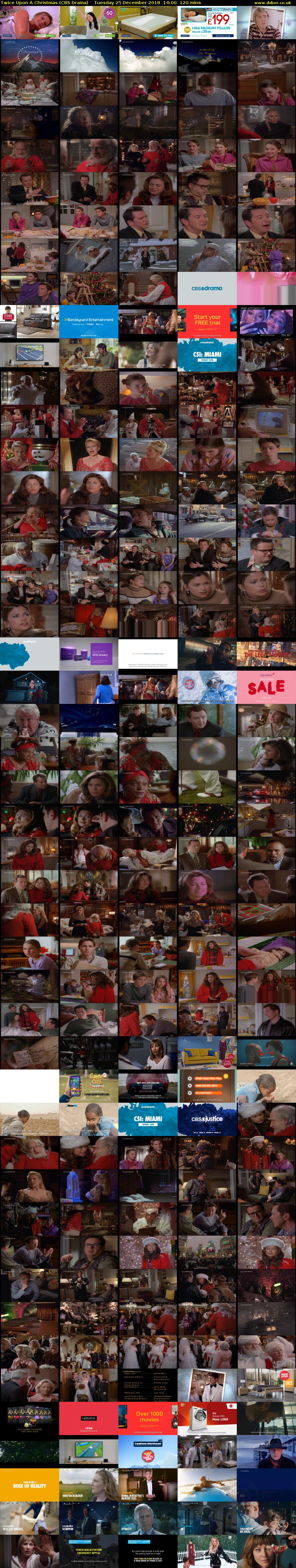 Twice Upon A Christmas (CBS Drama) Tuesday 25 December 2018 14:00 - 16:00