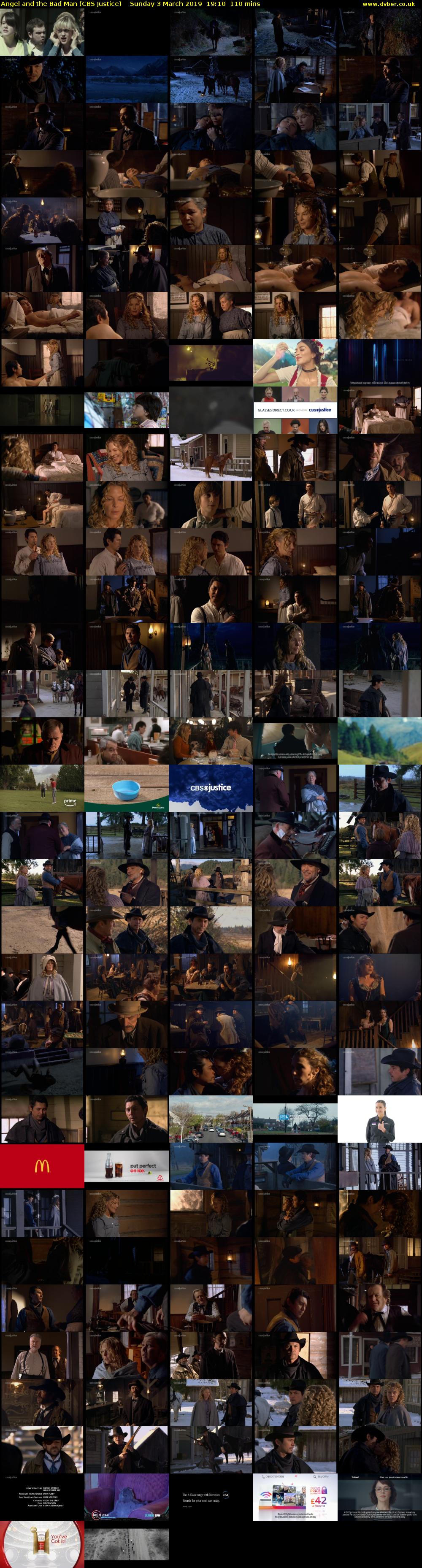 Angel and the Bad Man (CBS Justice) Sunday 3 March 2019 19:10 - 21:00