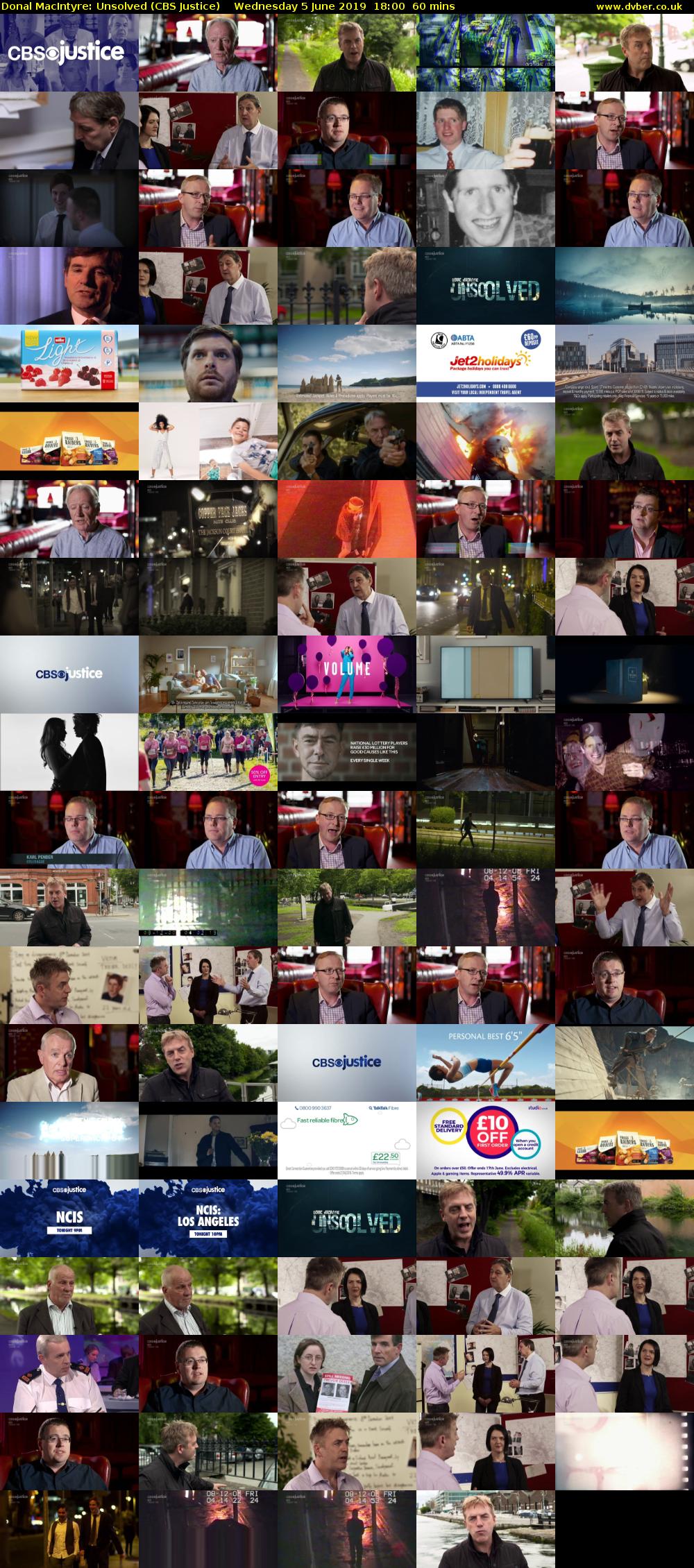 Donal MacIntyre: Unsolved (CBS Justice) Wednesday 5 June 2019 18:00 - 19:00