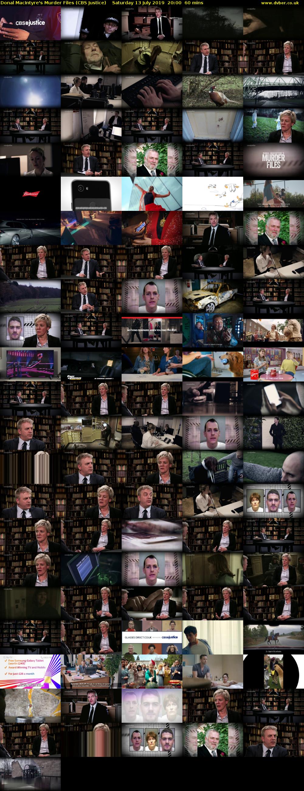 Donal MacIntyre's Murder Files (CBS Justice) Saturday 13 July 2019 20:00 - 21:00