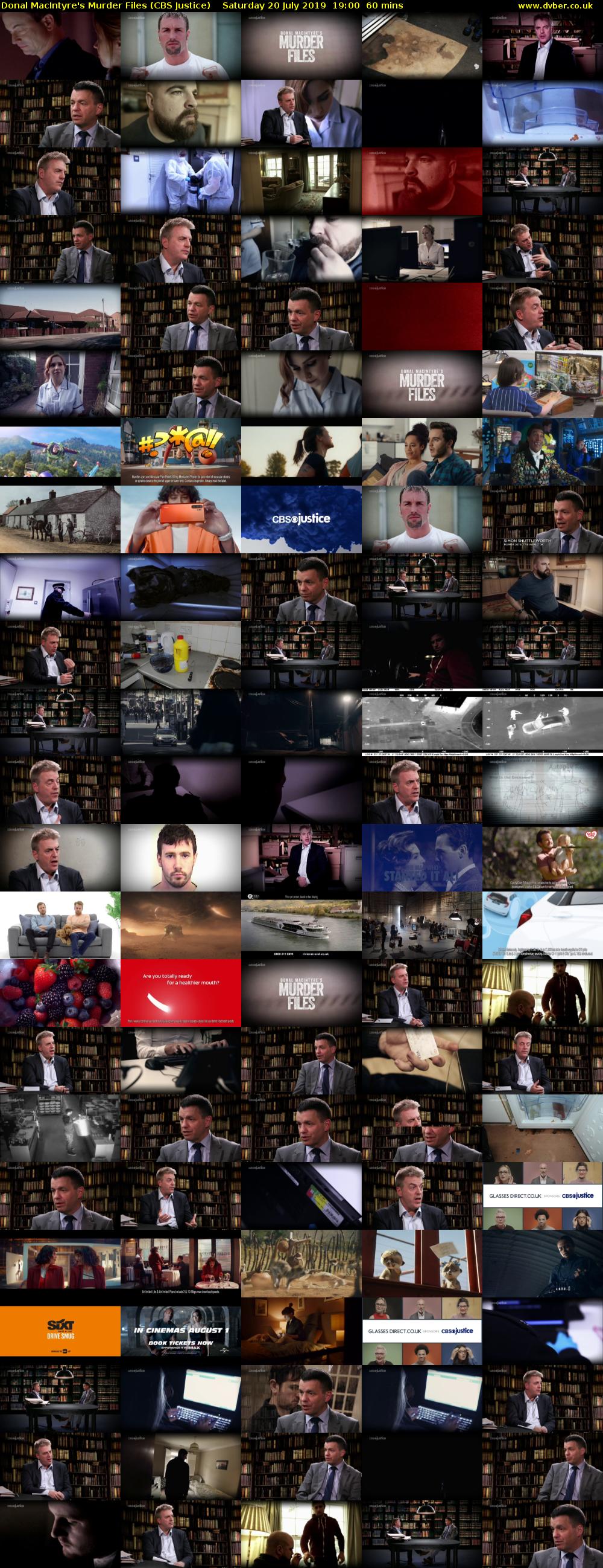 Donal MacIntyre's Murder Files (CBS Justice) Saturday 20 July 2019 19:00 - 20:00