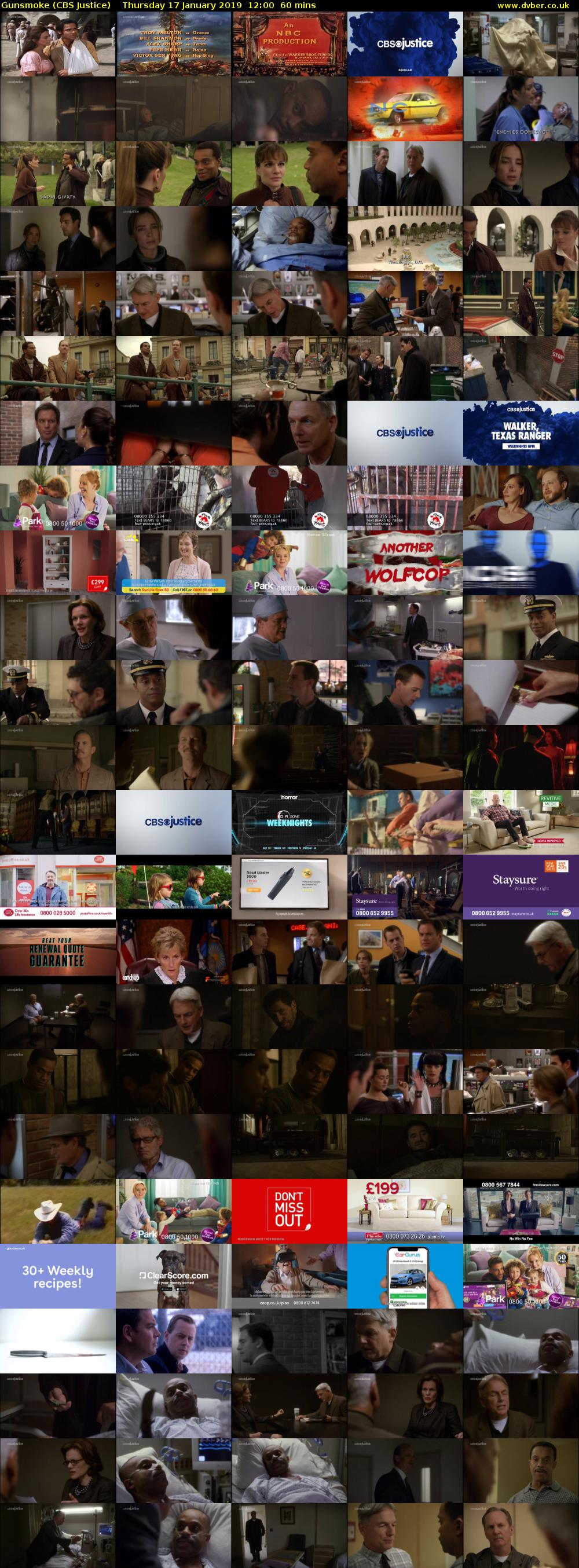 Gunsmoke (CBS Justice) Thursday 17 January 2019 12:00 - 13:00