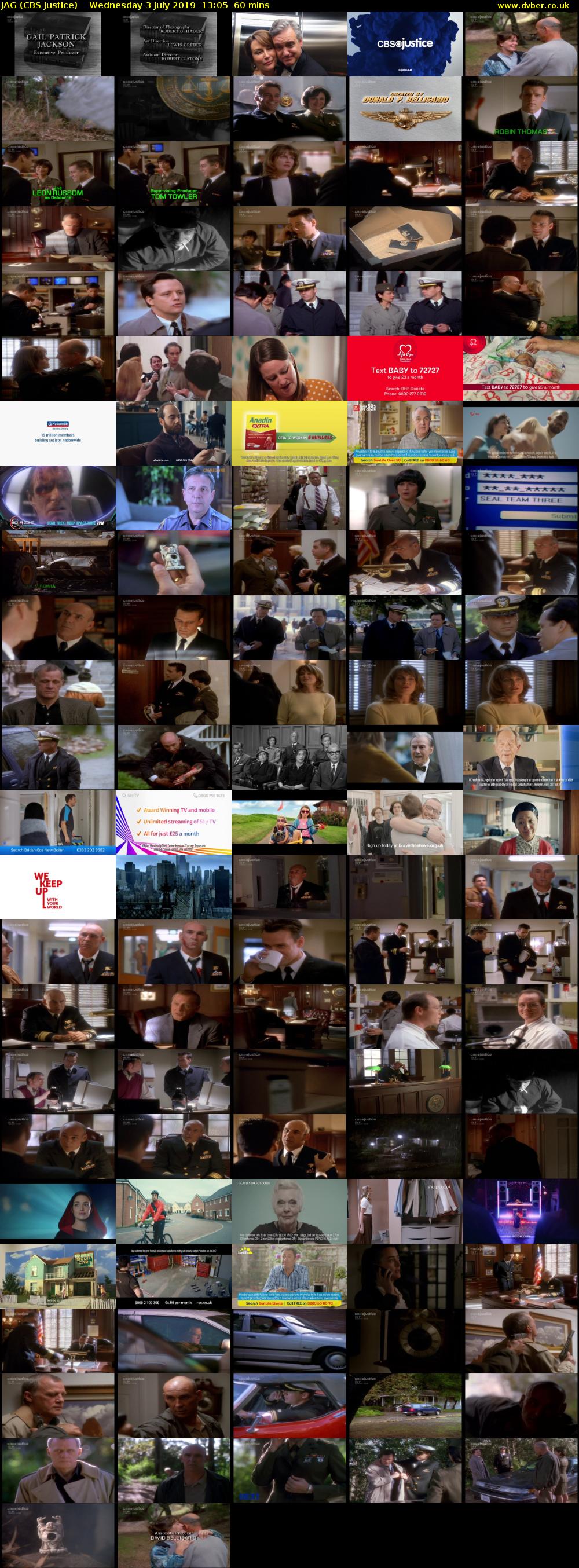JAG (CBS Justice) Wednesday 3 July 2019 13:05 - 14:05