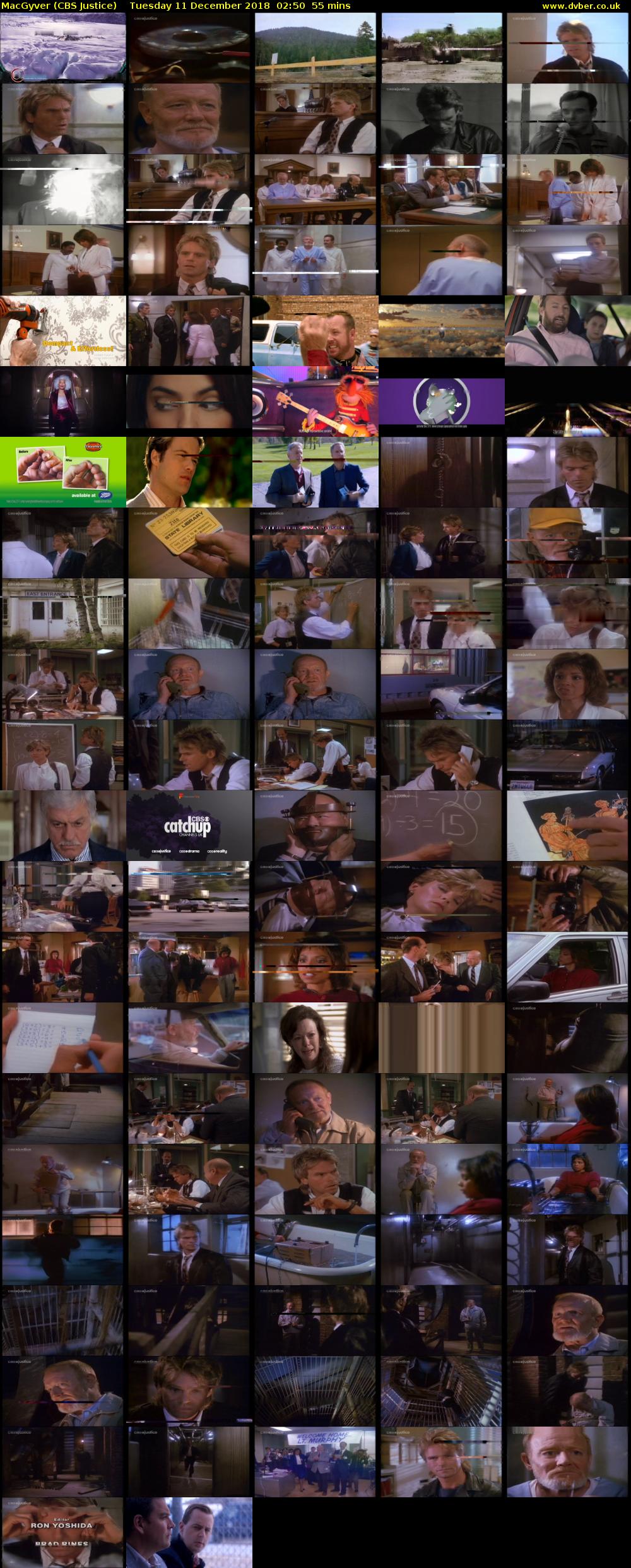 MacGyver (CBS Justice) Tuesday 11 December 2018 02:50 - 03:45