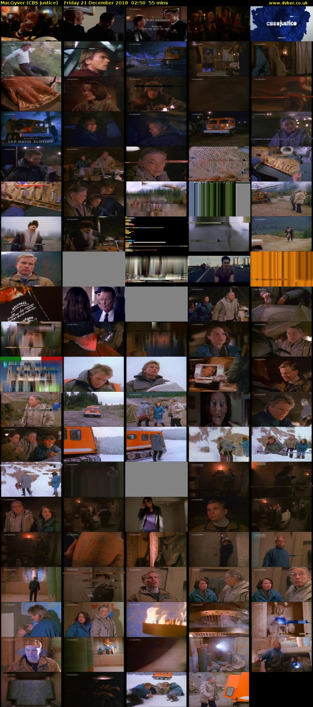 MacGyver (CBS Justice) Friday 21 December 2018 02:50 - 03:45