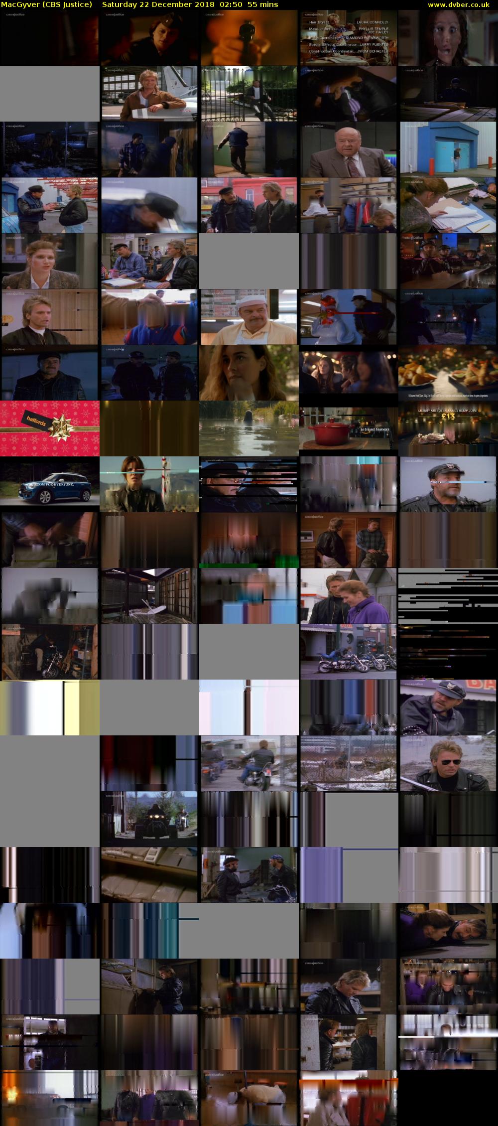 MacGyver (CBS Justice) Saturday 22 December 2018 02:50 - 03:45