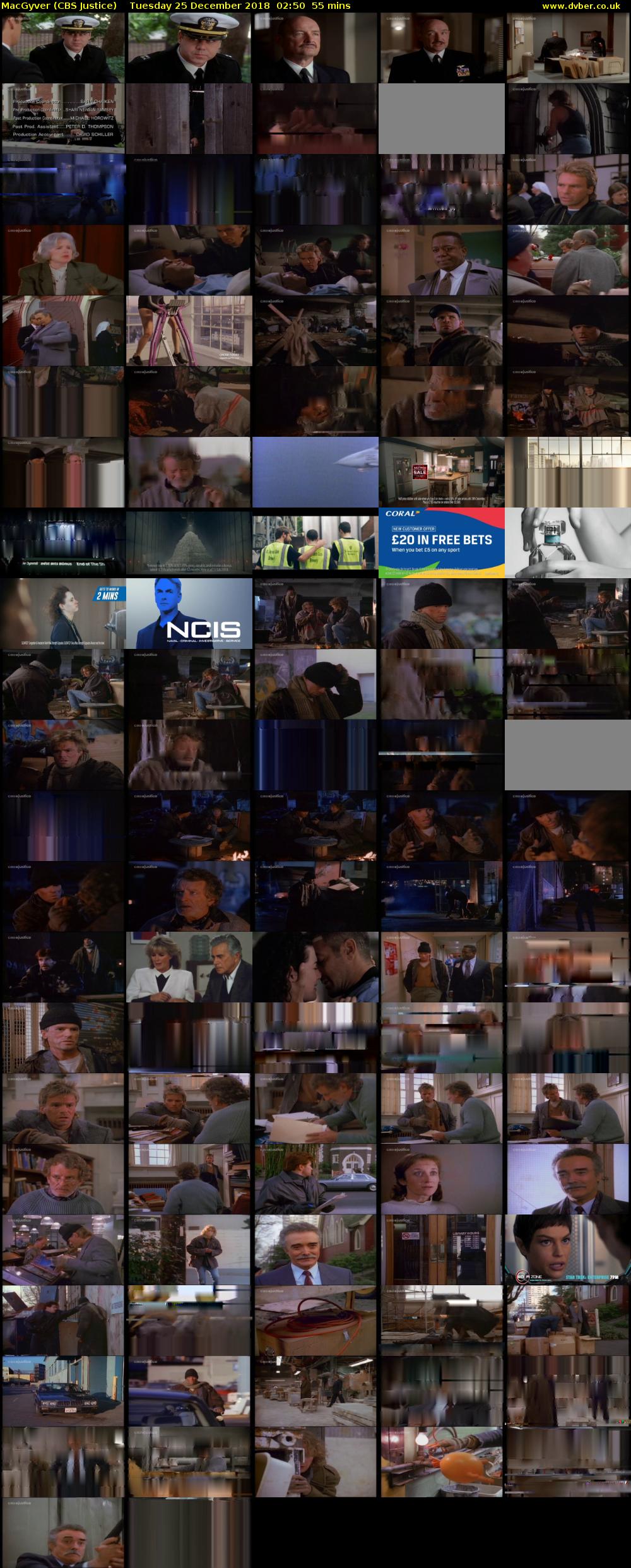 MacGyver (CBS Justice) Tuesday 25 December 2018 02:50 - 03:45