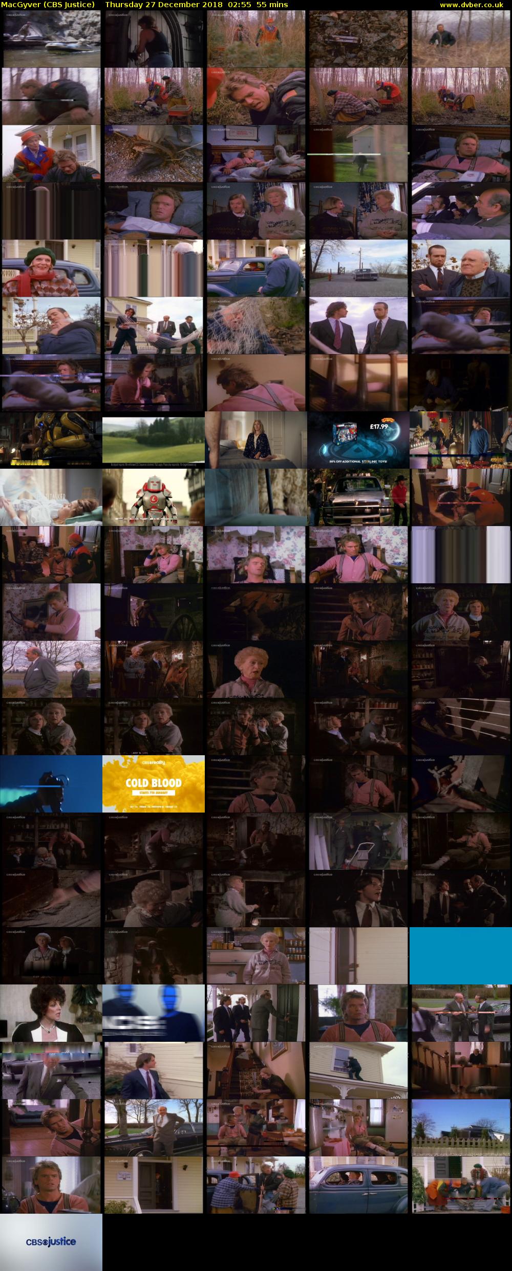 MacGyver (CBS Justice) Thursday 27 December 2018 02:55 - 03:50