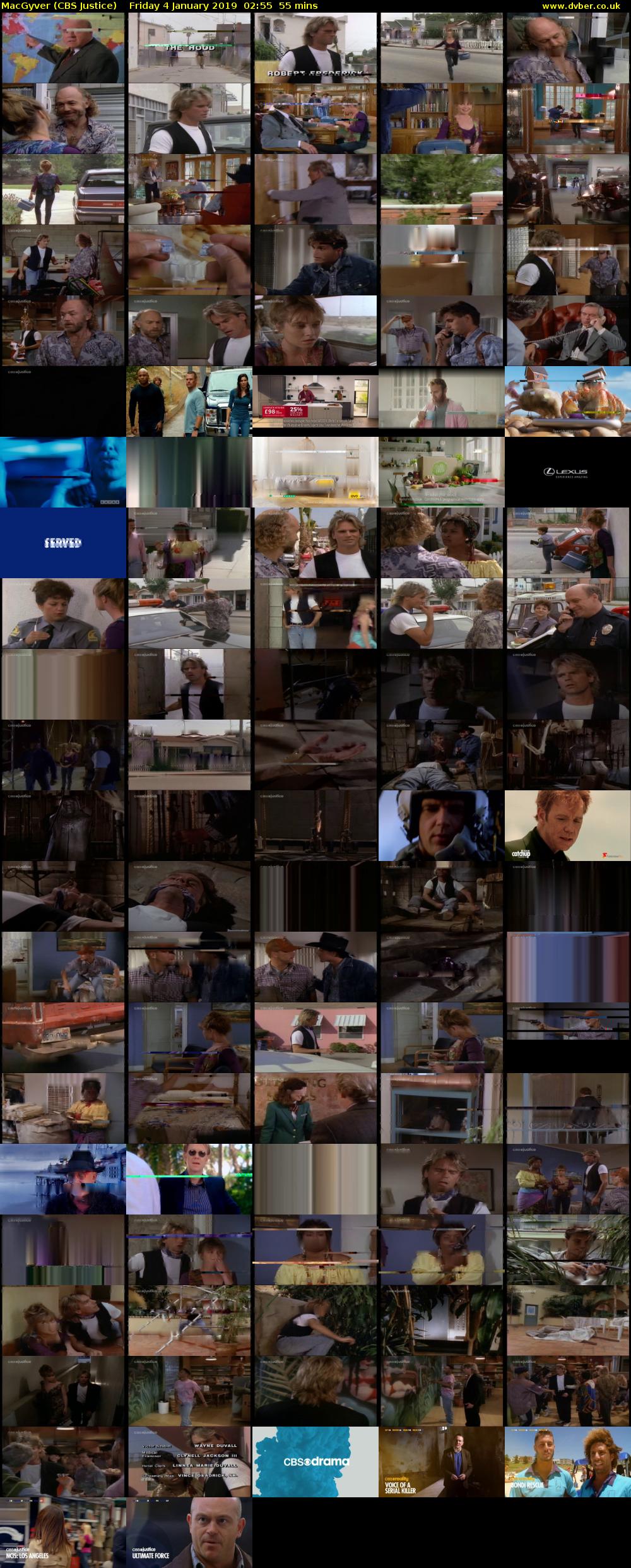 MacGyver (CBS Justice) Friday 4 January 2019 02:55 - 03:50