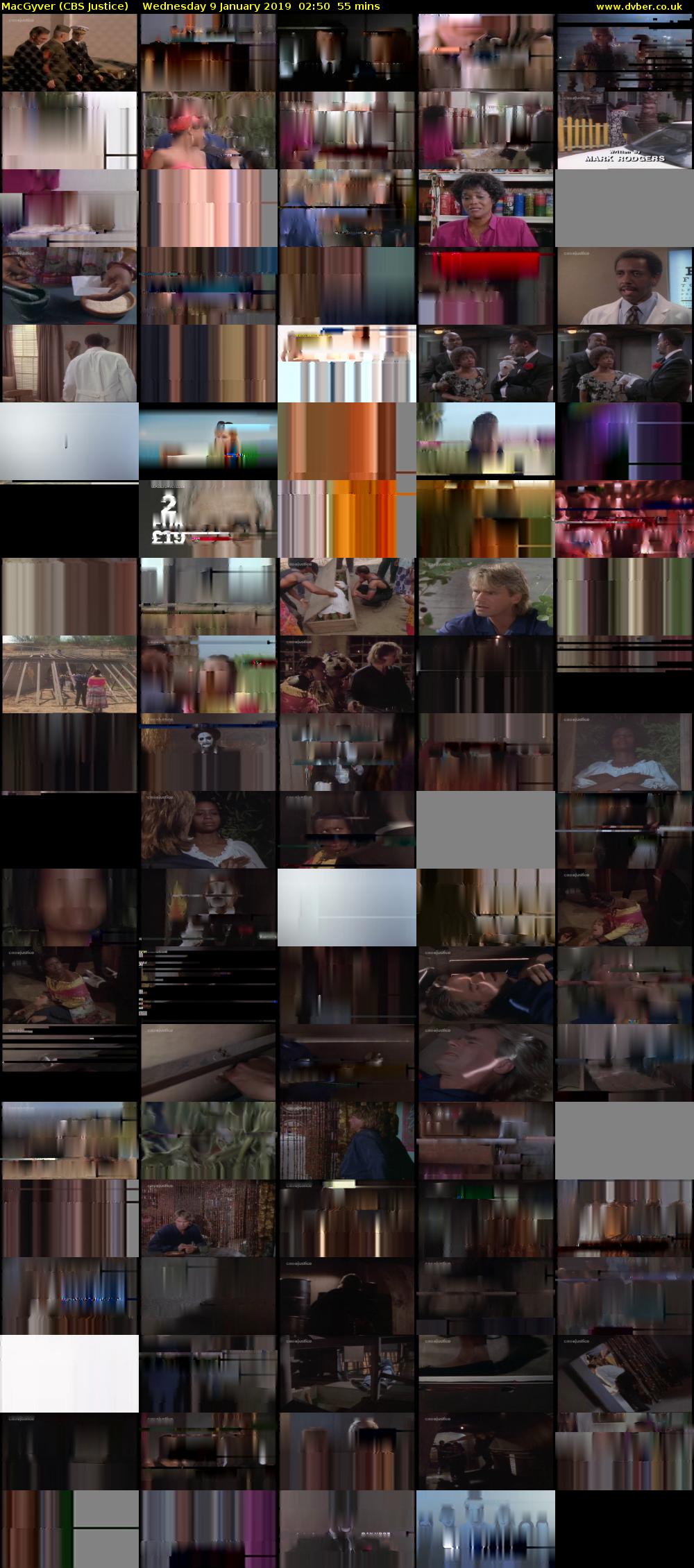 MacGyver (CBS Justice) Wednesday 9 January 2019 02:50 - 03:45