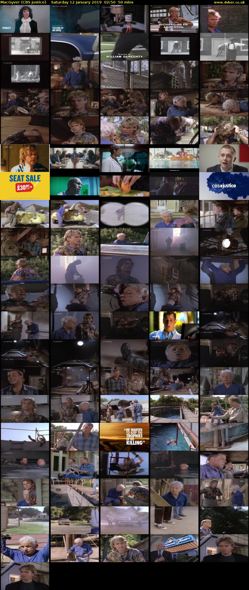 MacGyver (CBS Justice) Saturday 12 January 2019 02:50 - 03:40