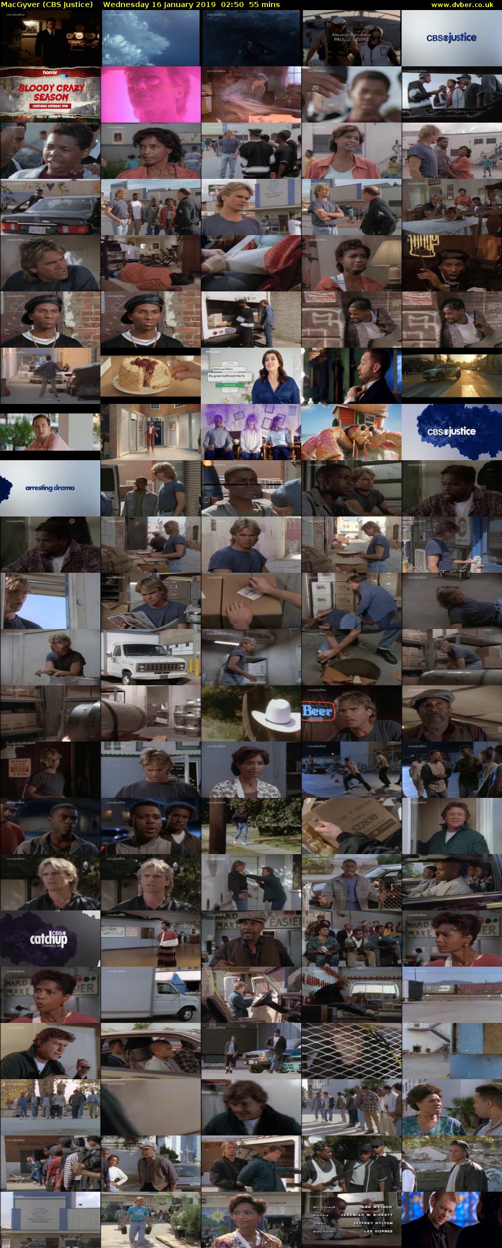 MacGyver (CBS Justice) Wednesday 16 January 2019 02:50 - 03:45