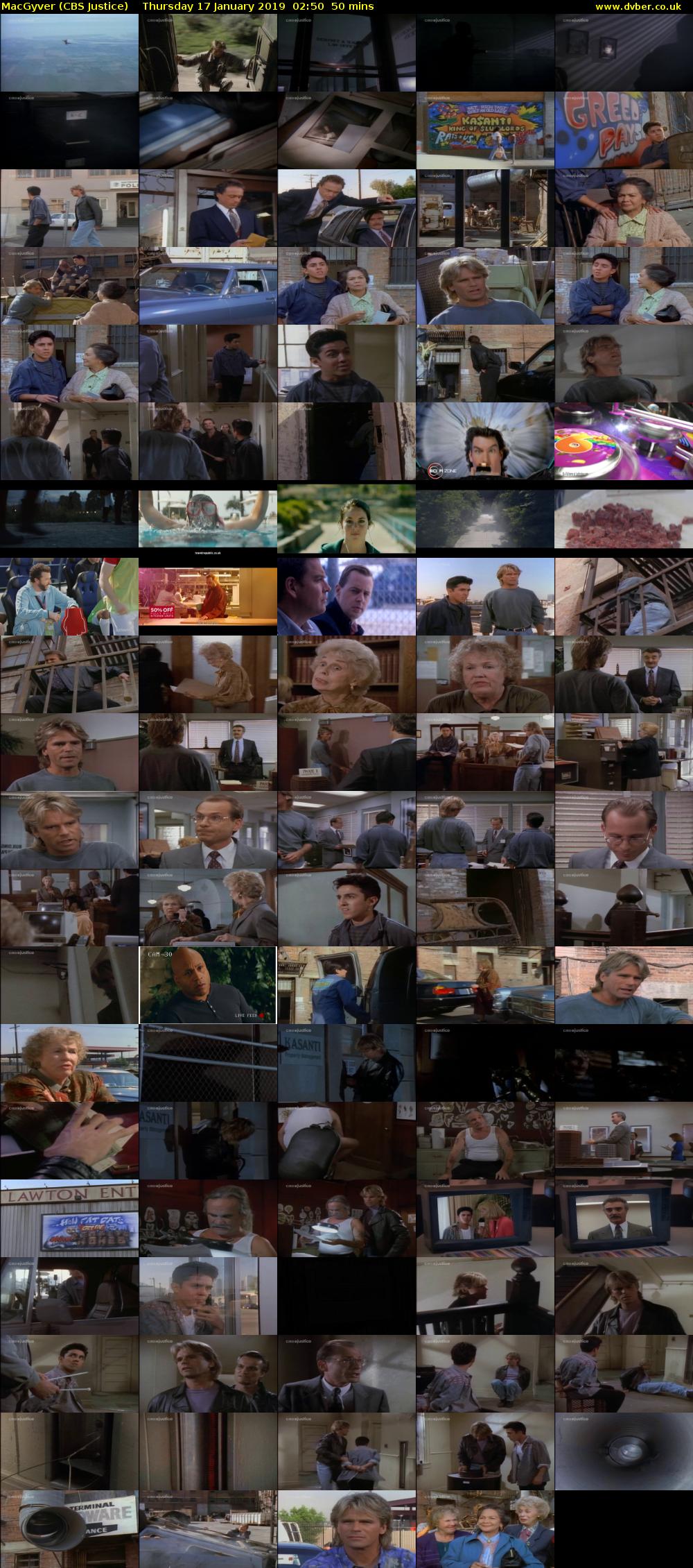 MacGyver (CBS Justice) Thursday 17 January 2019 02:50 - 03:40