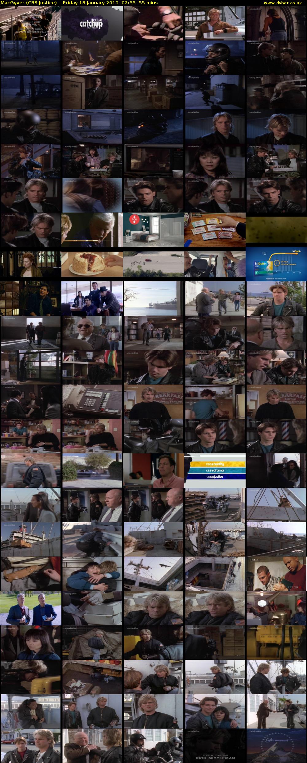 MacGyver (CBS Justice) Friday 18 January 2019 02:55 - 03:50