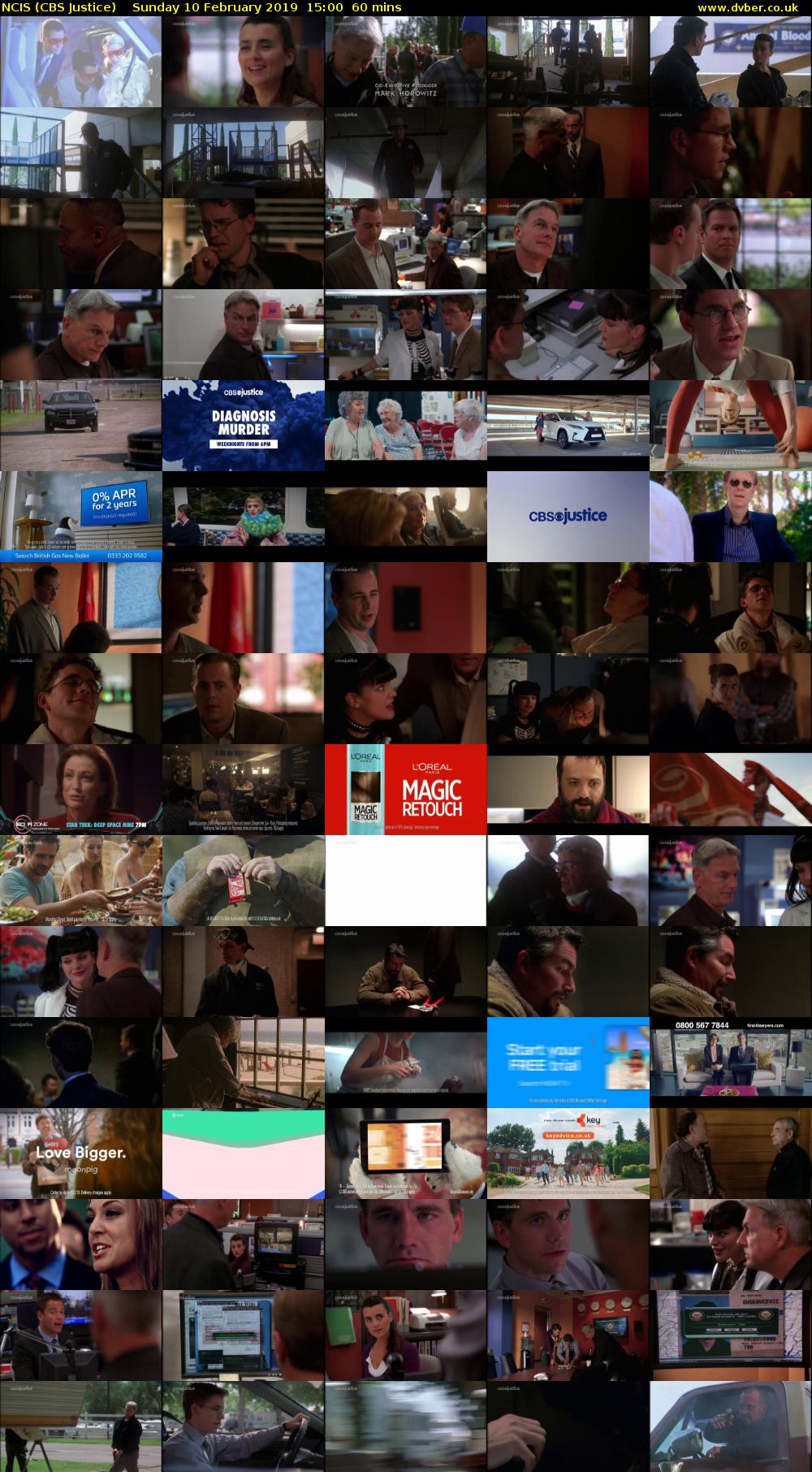 NCIS (CBS Justice) Sunday 10 February 2019 15:00 - 16:00
