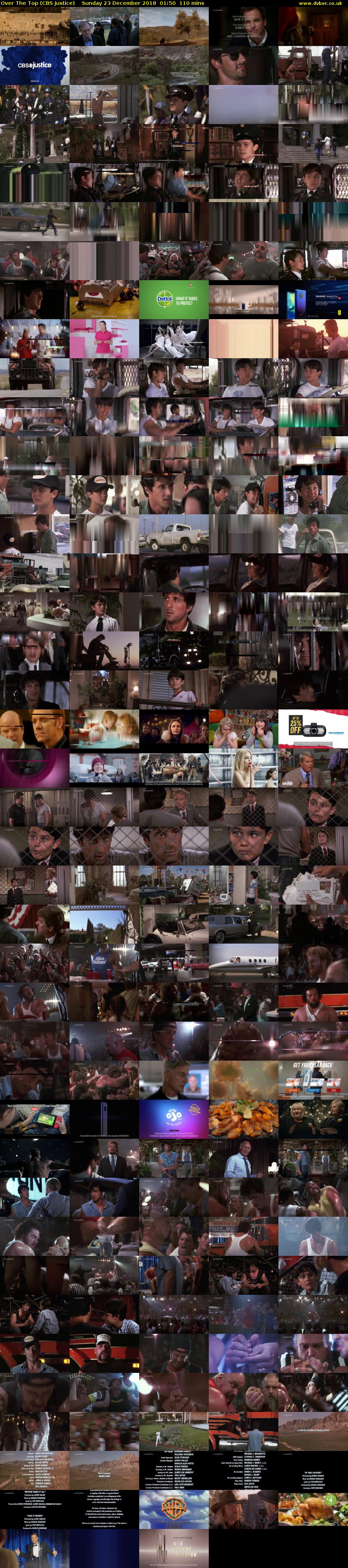 Over The Top (CBS Justice) Sunday 23 December 2018 01:50 - 03:40