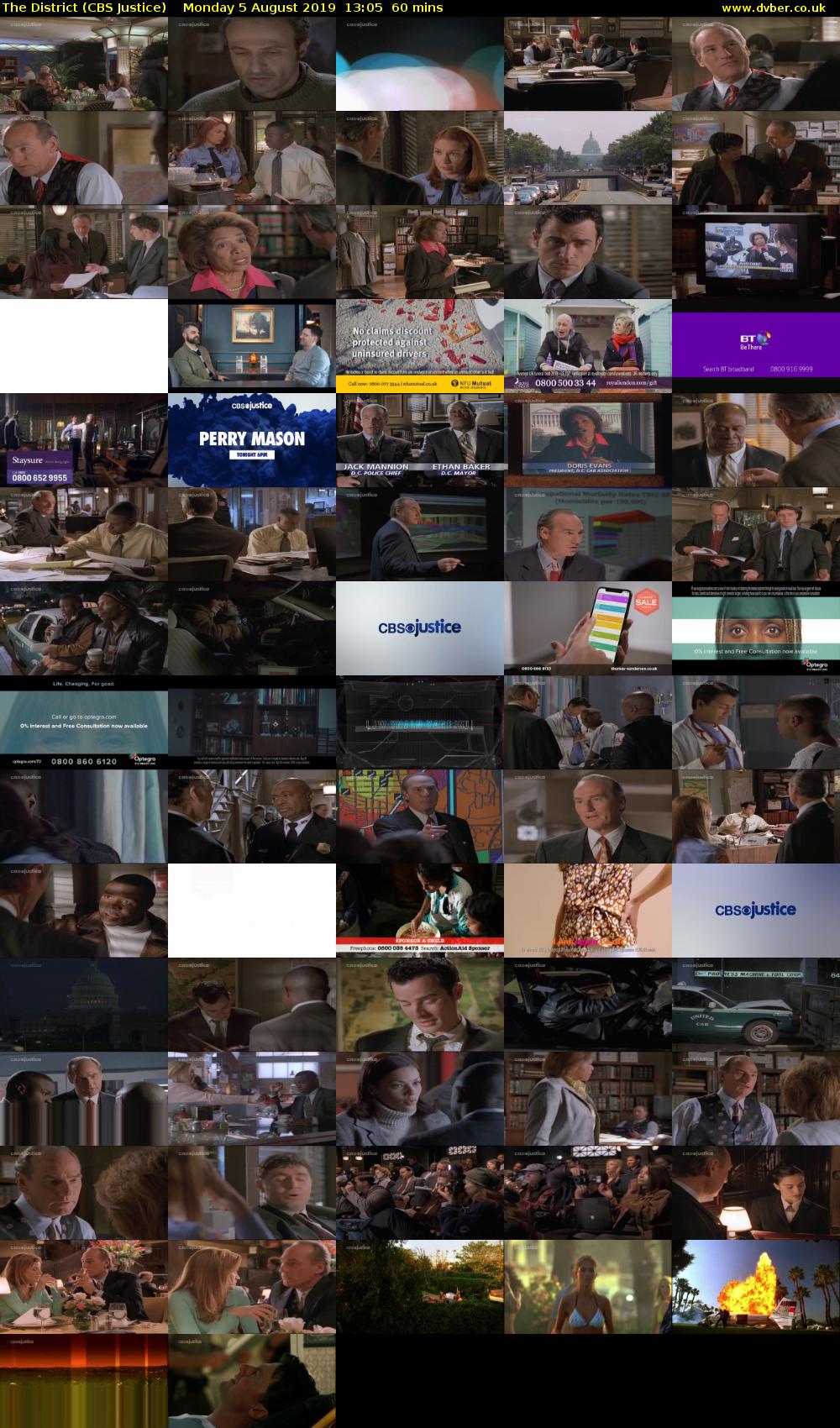 The District (CBS Justice) Monday 5 August 2019 13:05 - 14:05