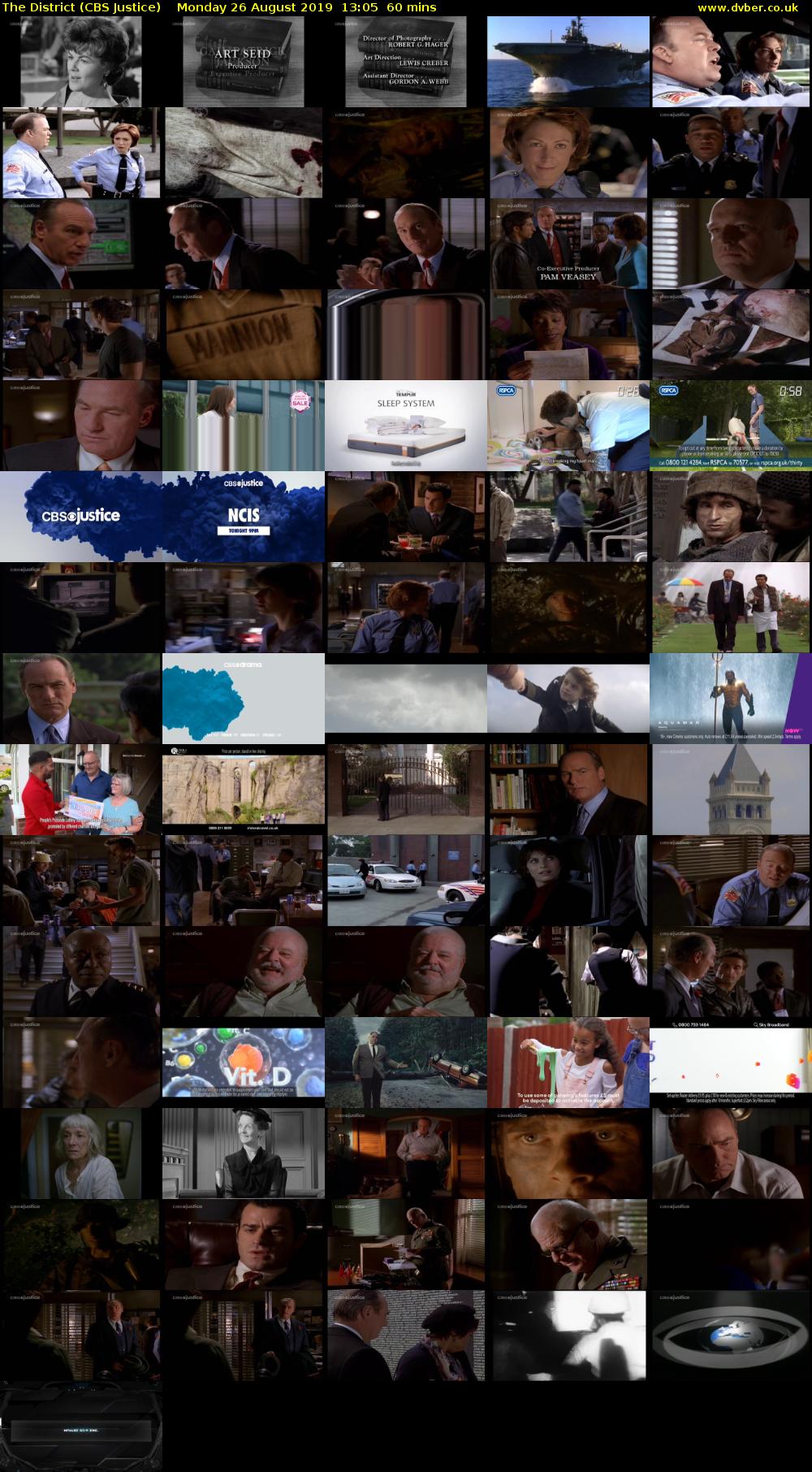 The District (CBS Justice) Monday 26 August 2019 13:05 - 14:05