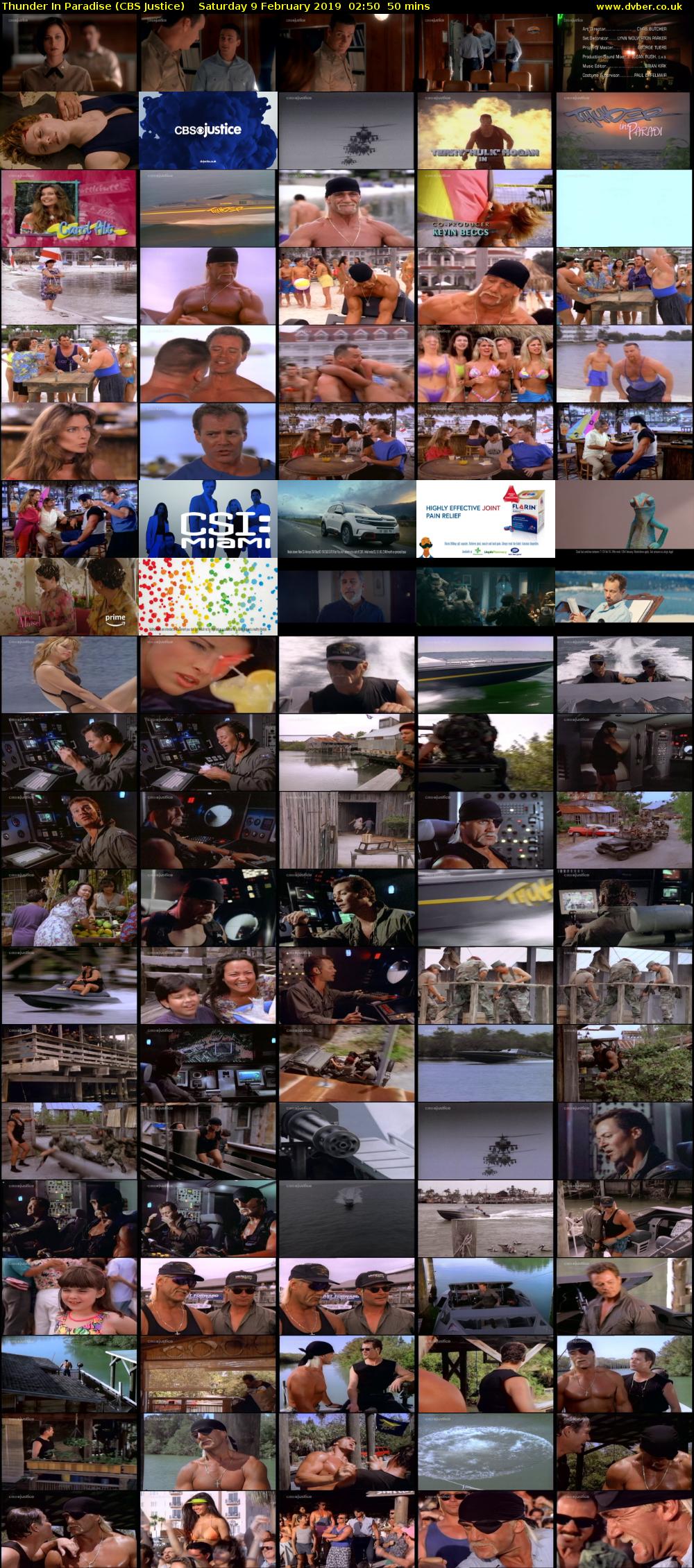 Thunder In Paradise (CBS Justice) Saturday 9 February 2019 02:50 - 03:40