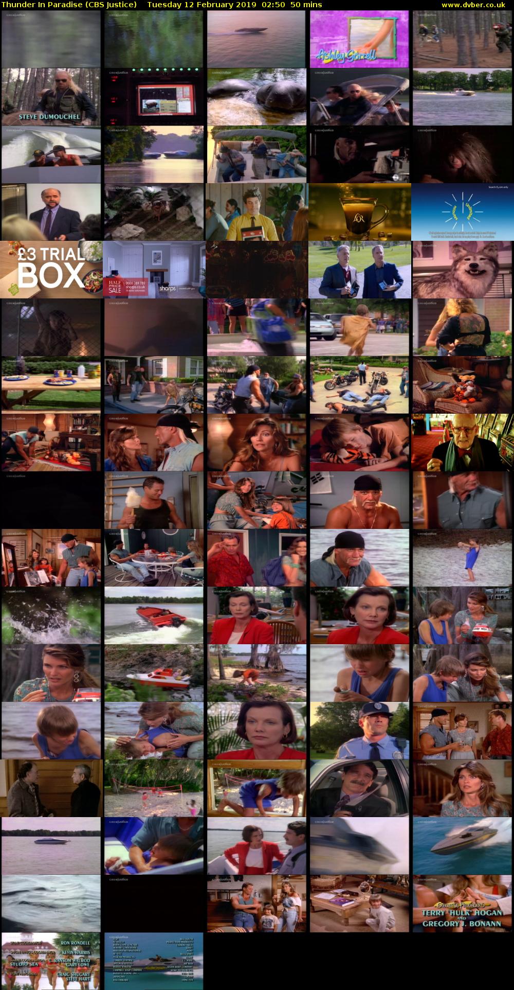 Thunder In Paradise (CBS Justice) Tuesday 12 February 2019 02:50 - 03:40