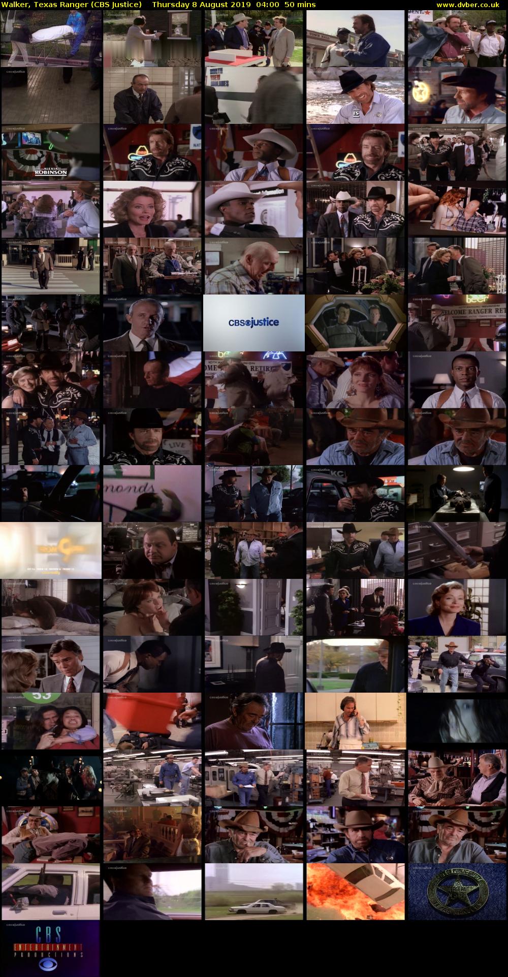 Walker, Texas Ranger (CBS Justice) Thursday 8 August 2019 04:00 - 04:50