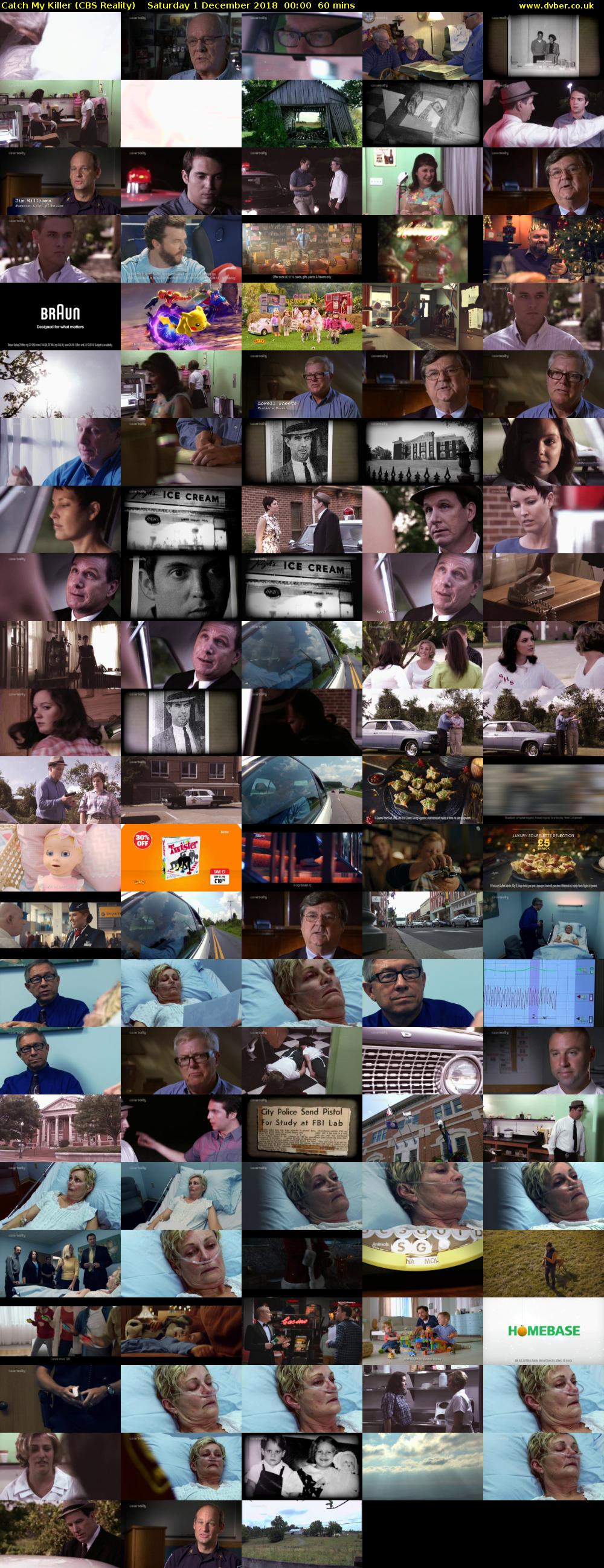 Catch My Killer (CBS Reality) Saturday 1 December 2018 00:00 - 01:00