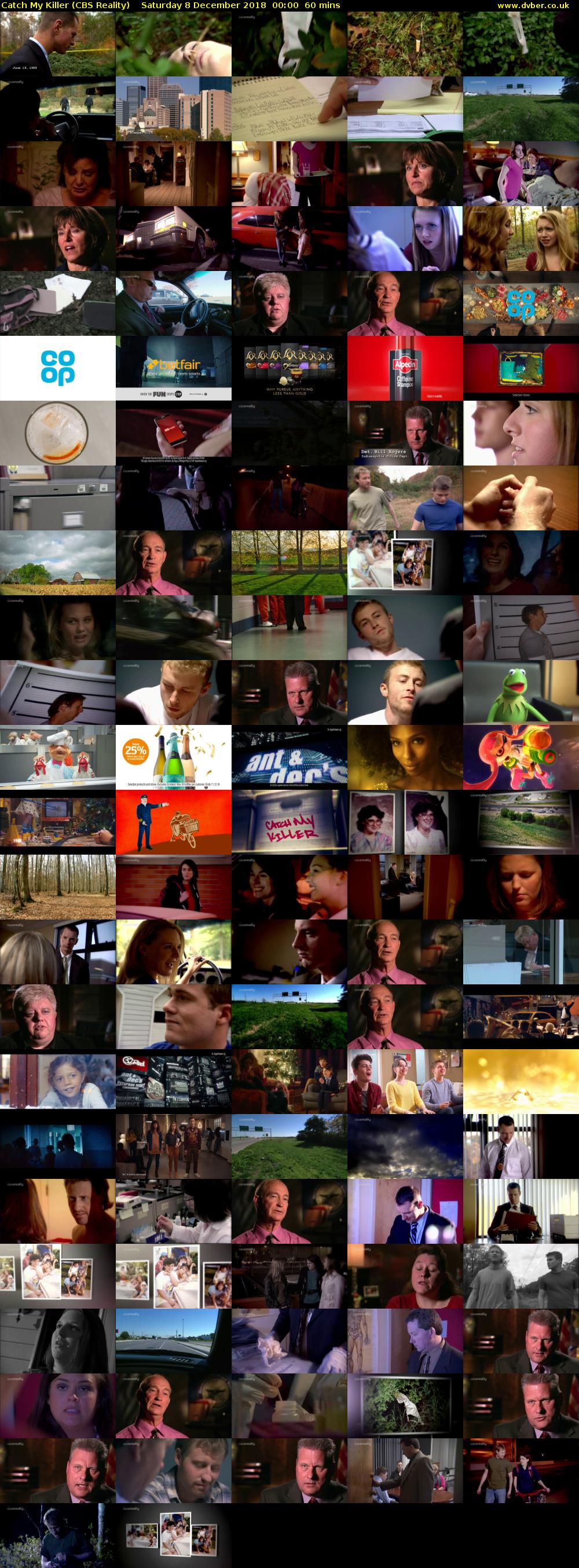 Catch My Killer (CBS Reality) Saturday 8 December 2018 00:00 - 01:00