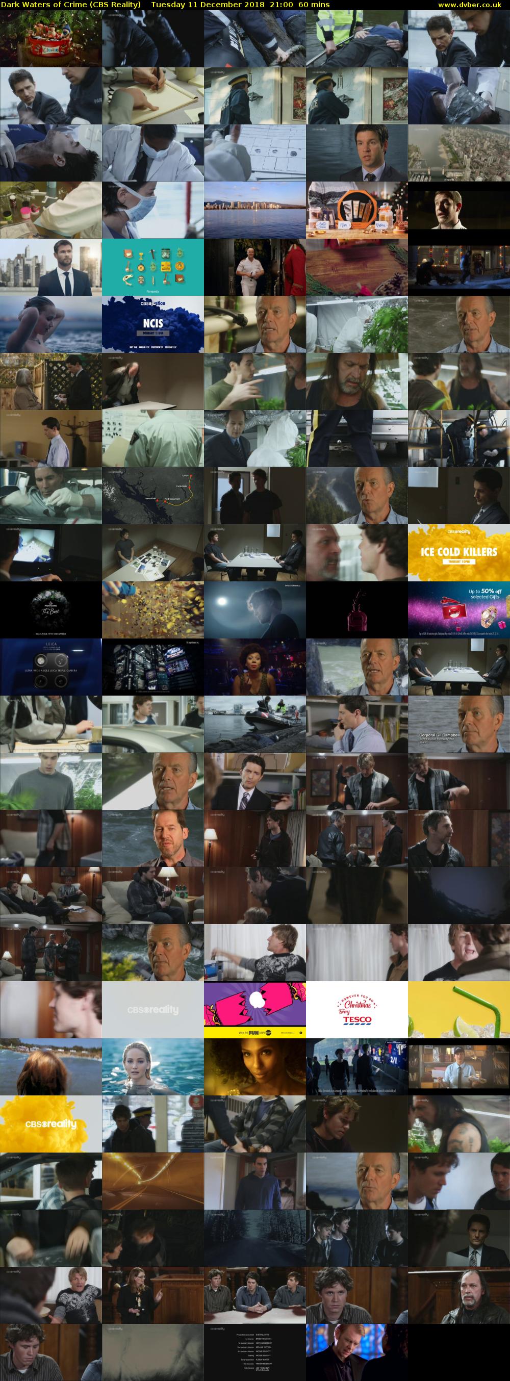 Dark Waters of Crime (CBS Reality) Tuesday 11 December 2018 21:00 - 22:00