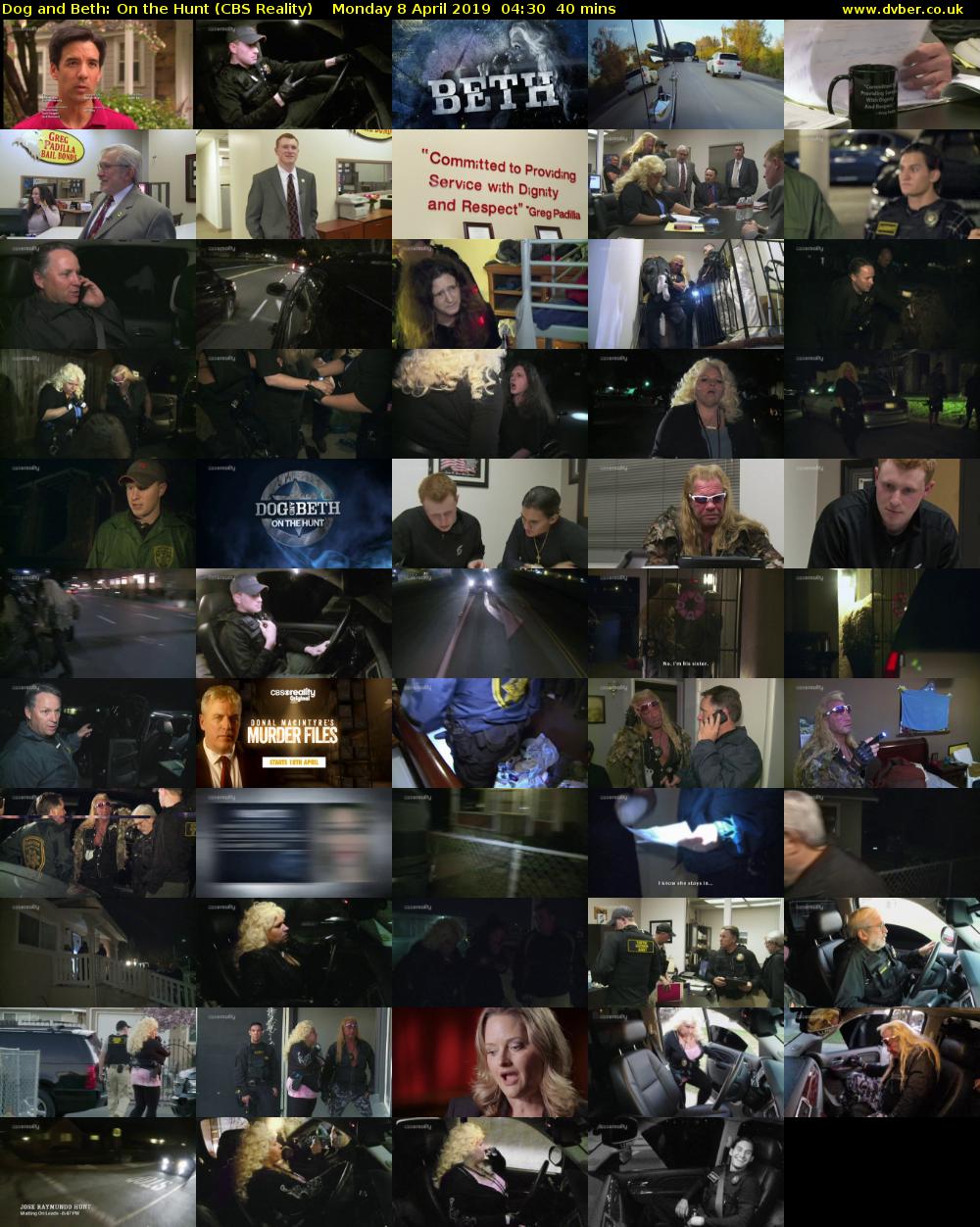 Dog and Beth: On the Hunt (CBS Reality) Monday 8 April 2019 04:30 - 05:10