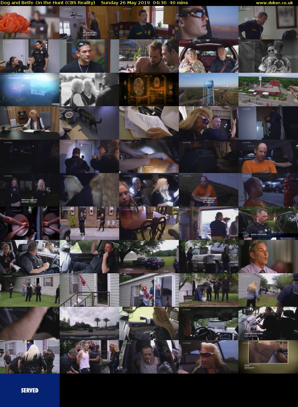 Dog and Beth: On the Hunt (CBS Reality) Sunday 26 May 2019 04:30 - 05:10