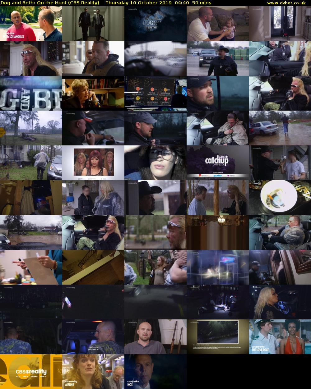 Dog and Beth: On the Hunt (CBS Reality) Thursday 10 October 2019 04:40 - 05:30