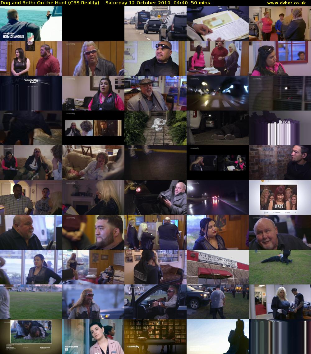Dog and Beth: On the Hunt (CBS Reality) Saturday 12 October 2019 04:40 - 05:30