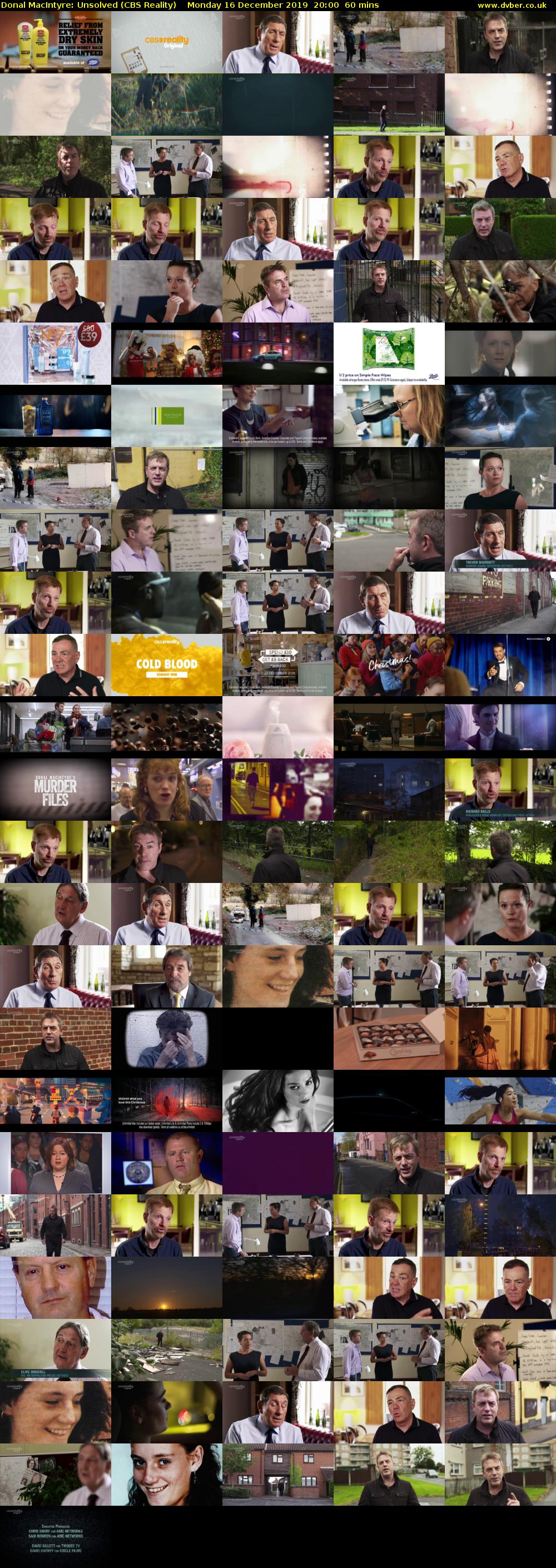 Donal MacIntyre: Unsolved (CBS Reality) Monday 16 December 2019 20:00 - 21:00