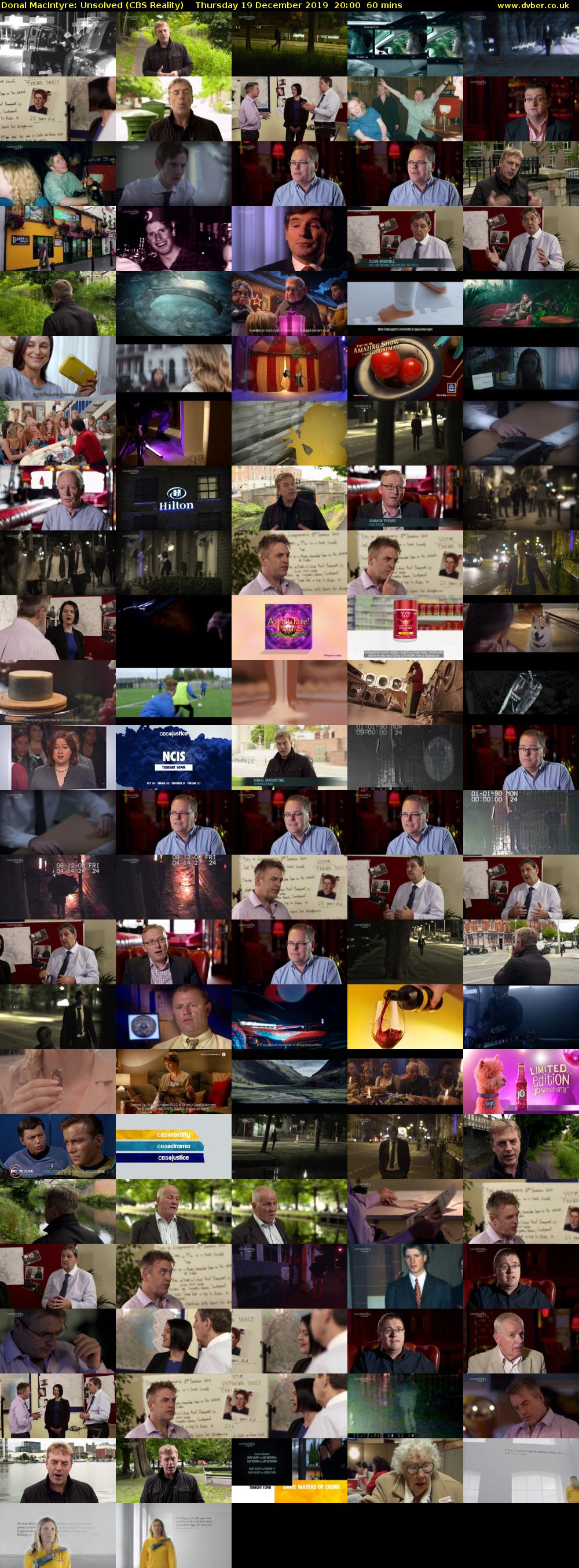 Donal MacIntyre: Unsolved (CBS Reality) Thursday 19 December 2019 20:00 - 21:00