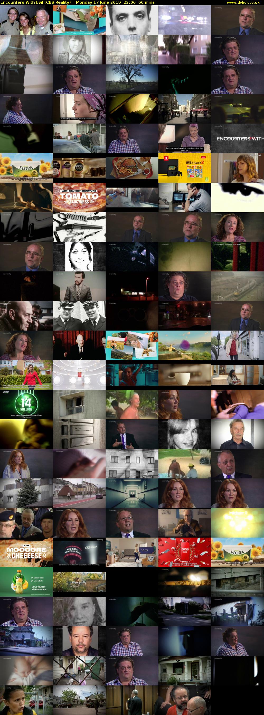 Encounters With Evil (CBS Reality) Monday 17 June 2019 22:00 - 23:00