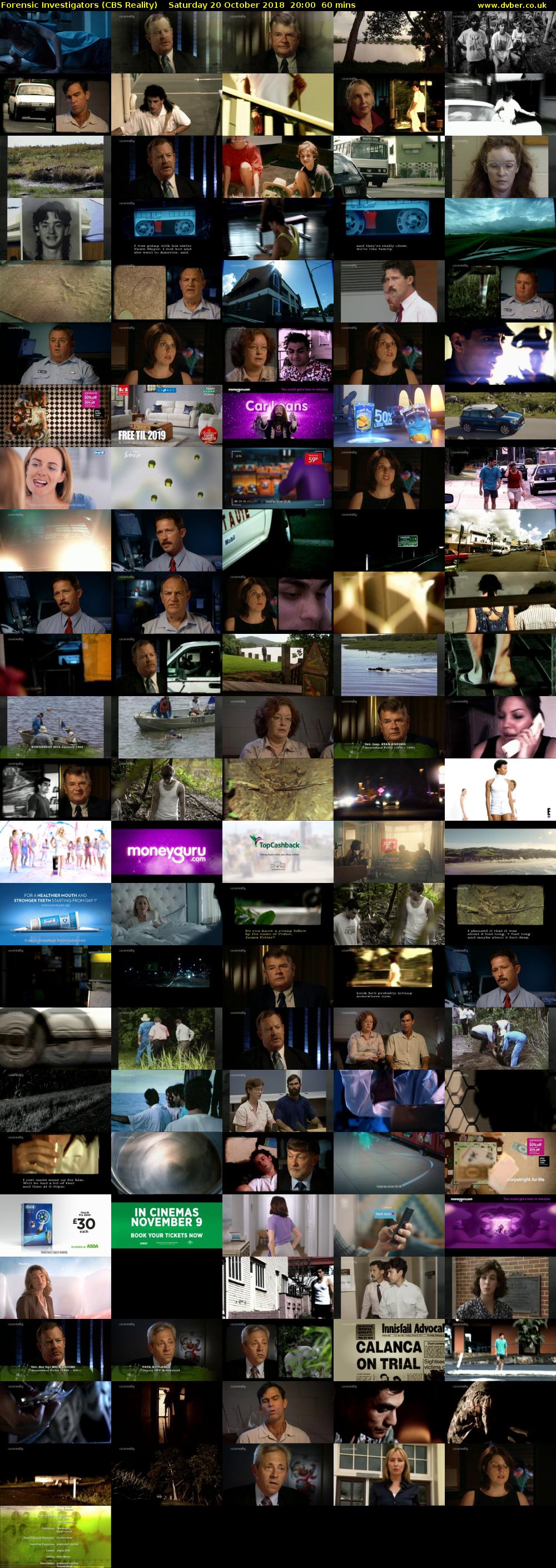 Forensic Investigators (CBS Reality) Saturday 20 October 2018 20:00 - 21:00