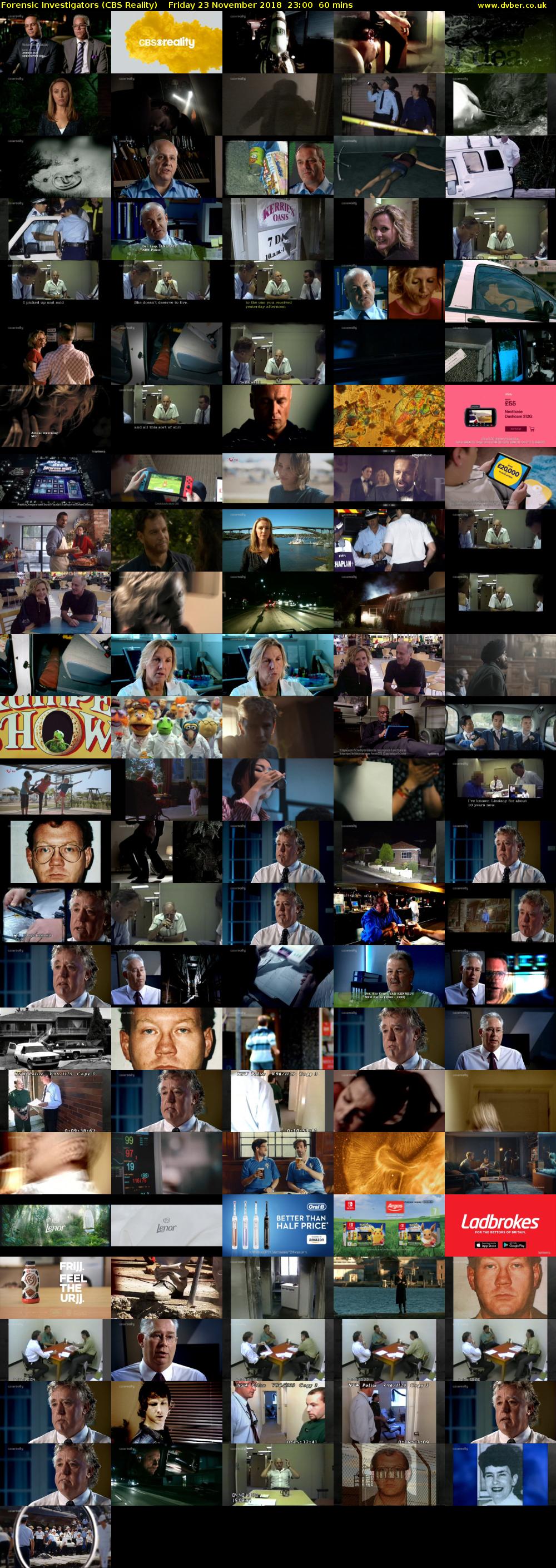 Forensic Investigators (CBS Reality) Friday 23 November 2018 23:00 - 00:00