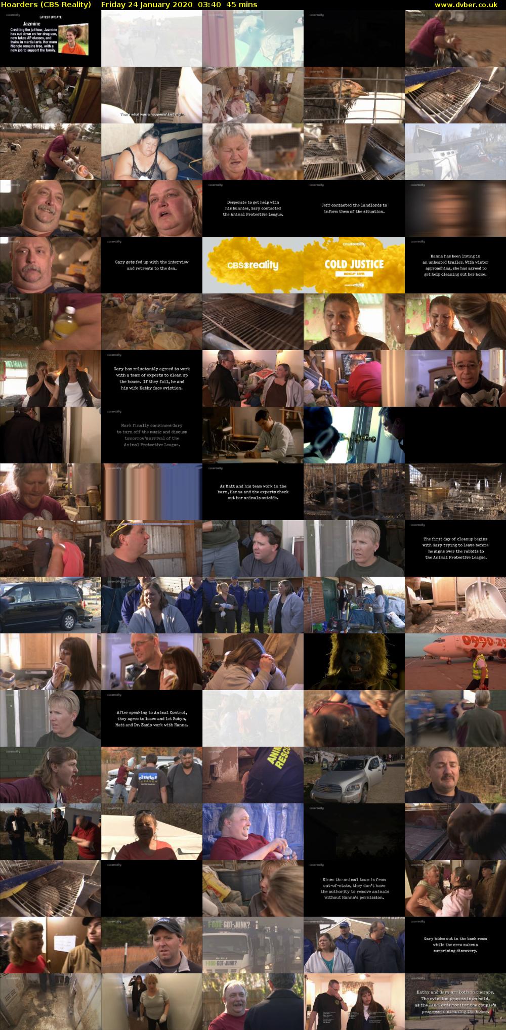 Hoarders (CBS Reality) Friday 24 January 2020 03:40 - 04:25