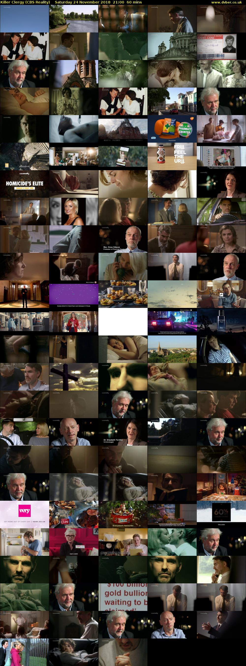 Killer Clergy (CBS Reality) Saturday 24 November 2018 21:00 - 22:00