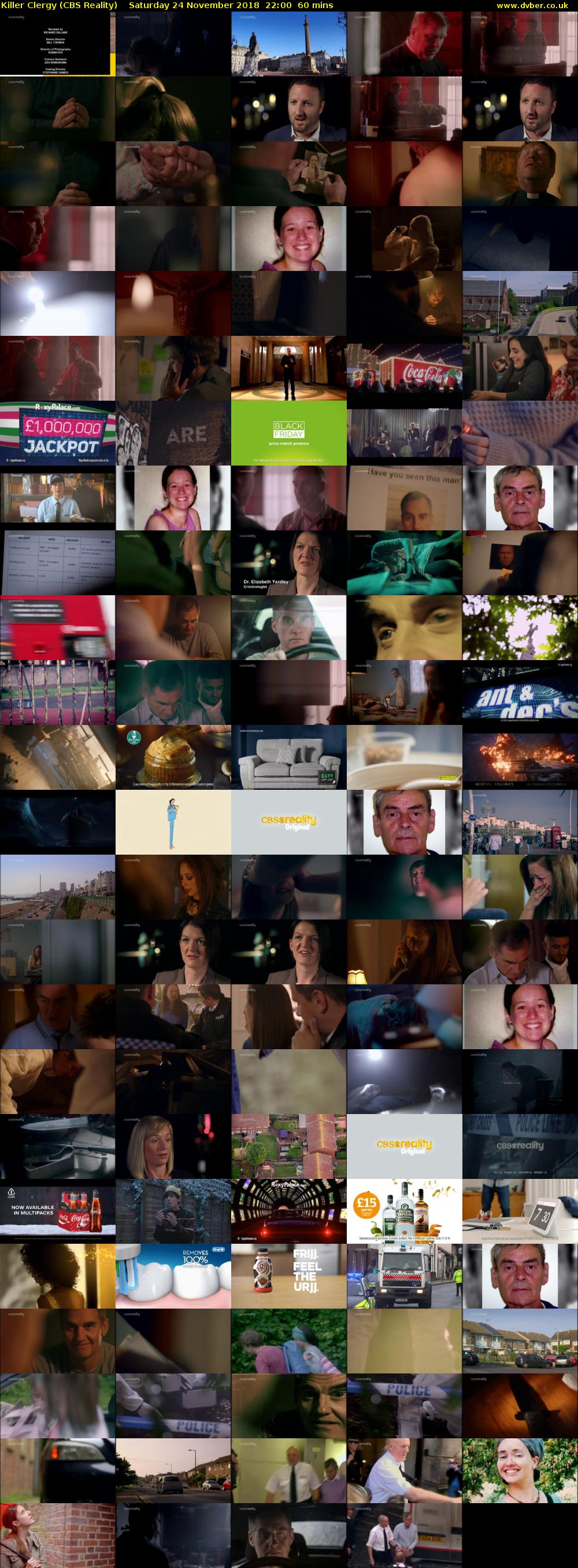 Killer Clergy (CBS Reality) Saturday 24 November 2018 22:00 - 23:00