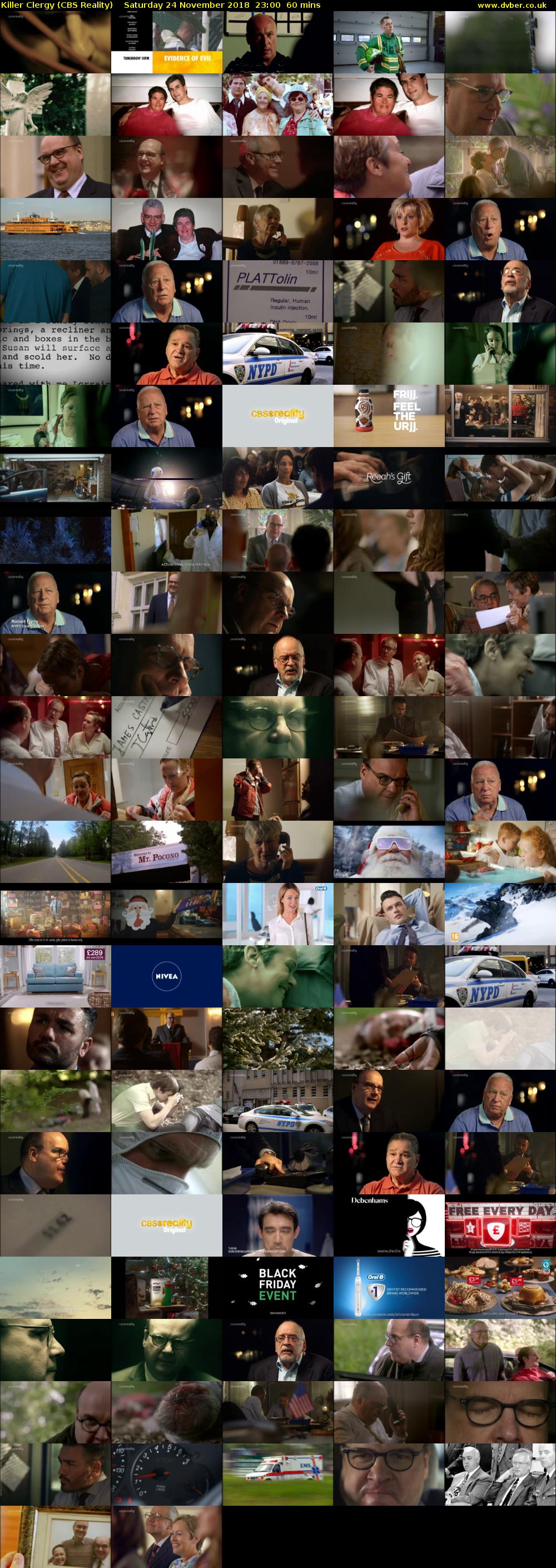 Killer Clergy (CBS Reality) Saturday 24 November 2018 23:00 - 00:00