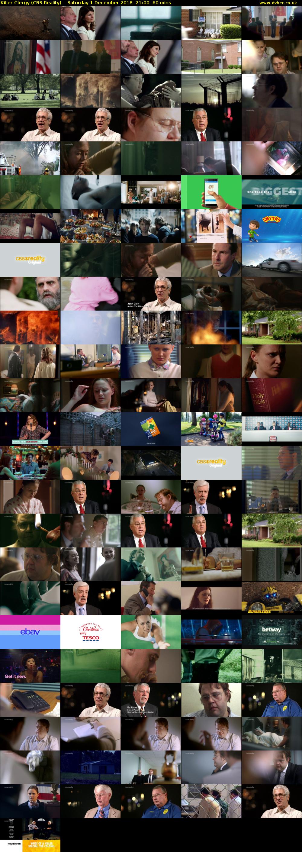 Killer Clergy (CBS Reality) Saturday 1 December 2018 21:00 - 22:00